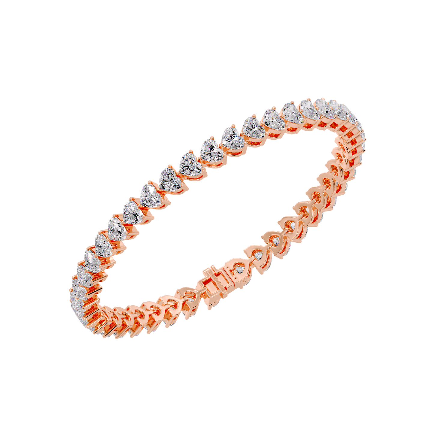 HEART TENNIS BRACELET