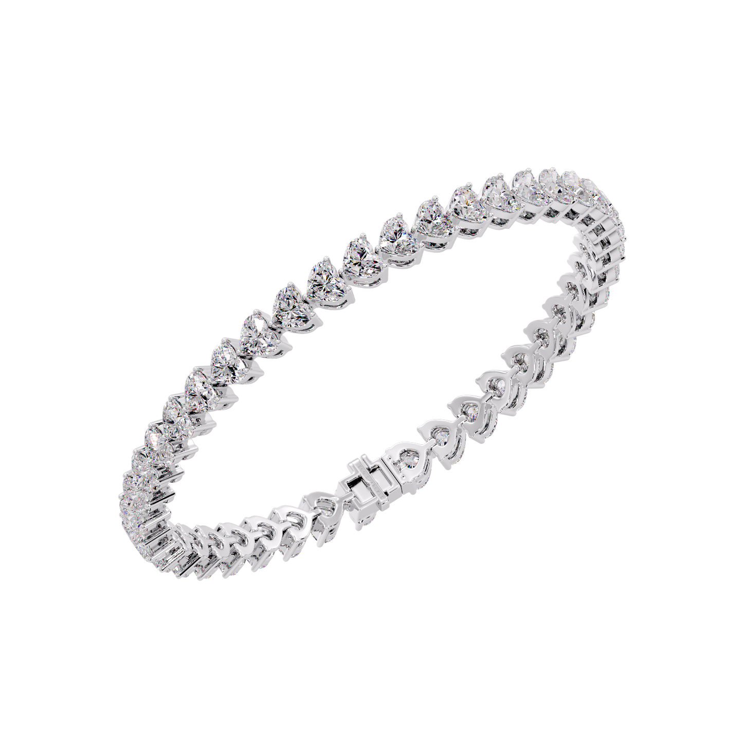 HEART TENNIS BRACELET