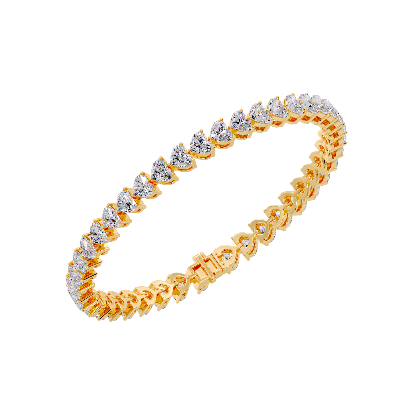 HEART TENNIS BRACELET