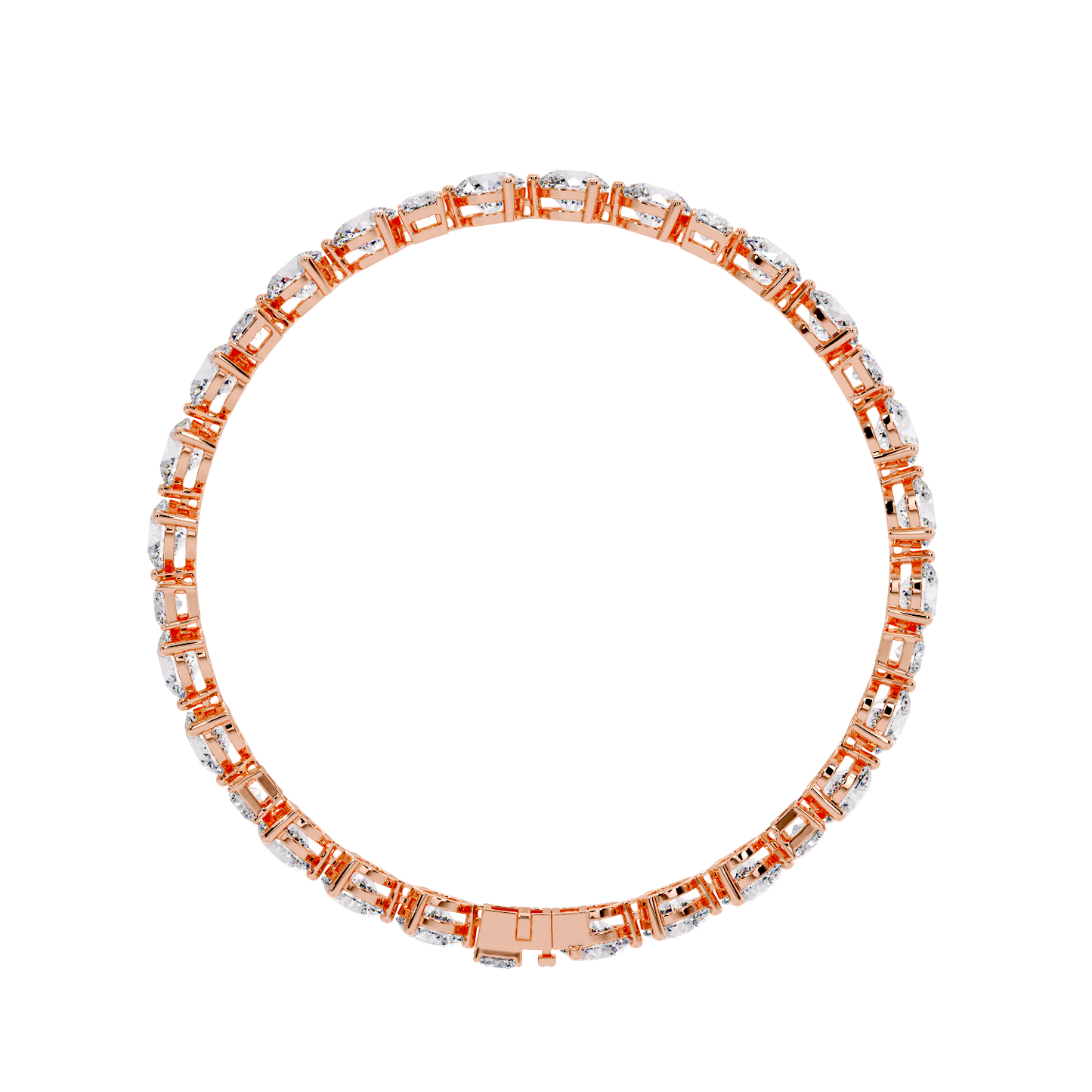 ROUND & EMERALD BRACELET