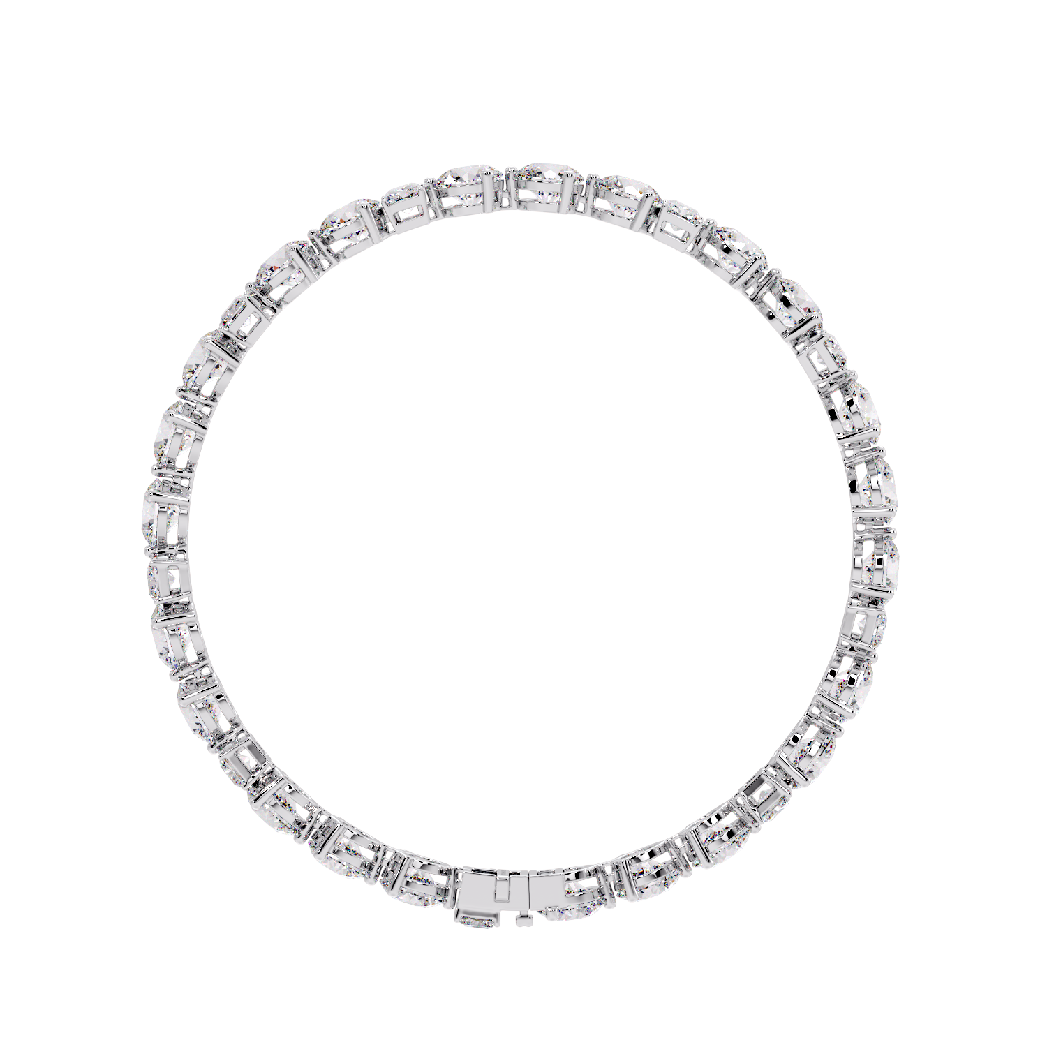 ROUND & EMERALD BRACELET