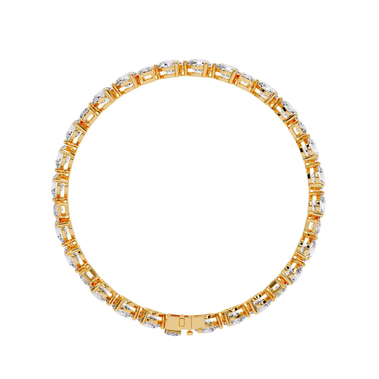 ROUND & EMERALD BRACELET