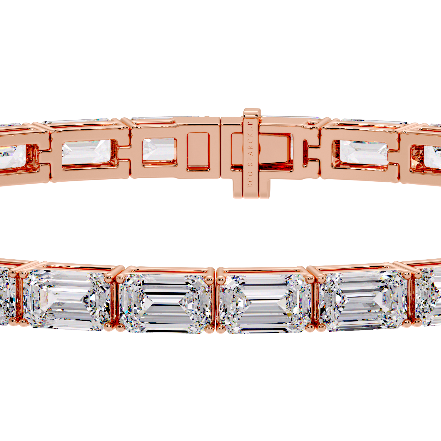 0.30 pointer emerald bracelet