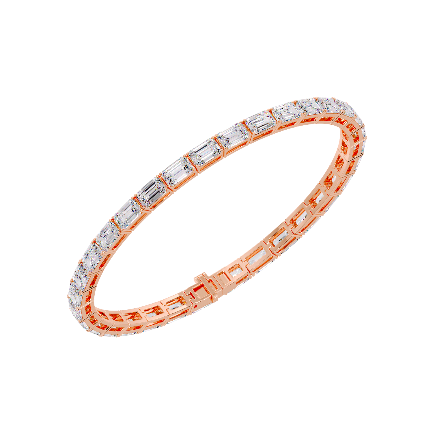 0.30 pointer emerald bracelet