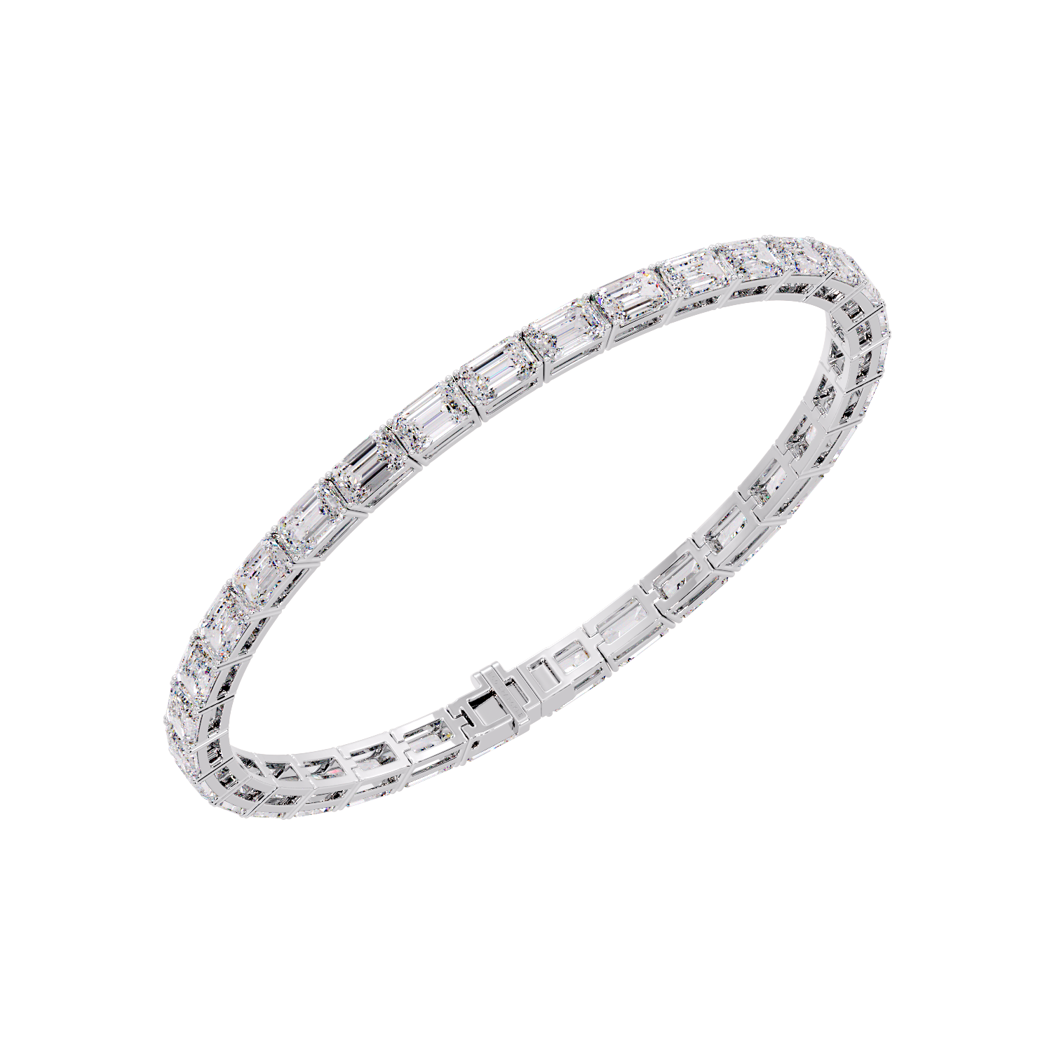 0.30 pointer emerald bracelet