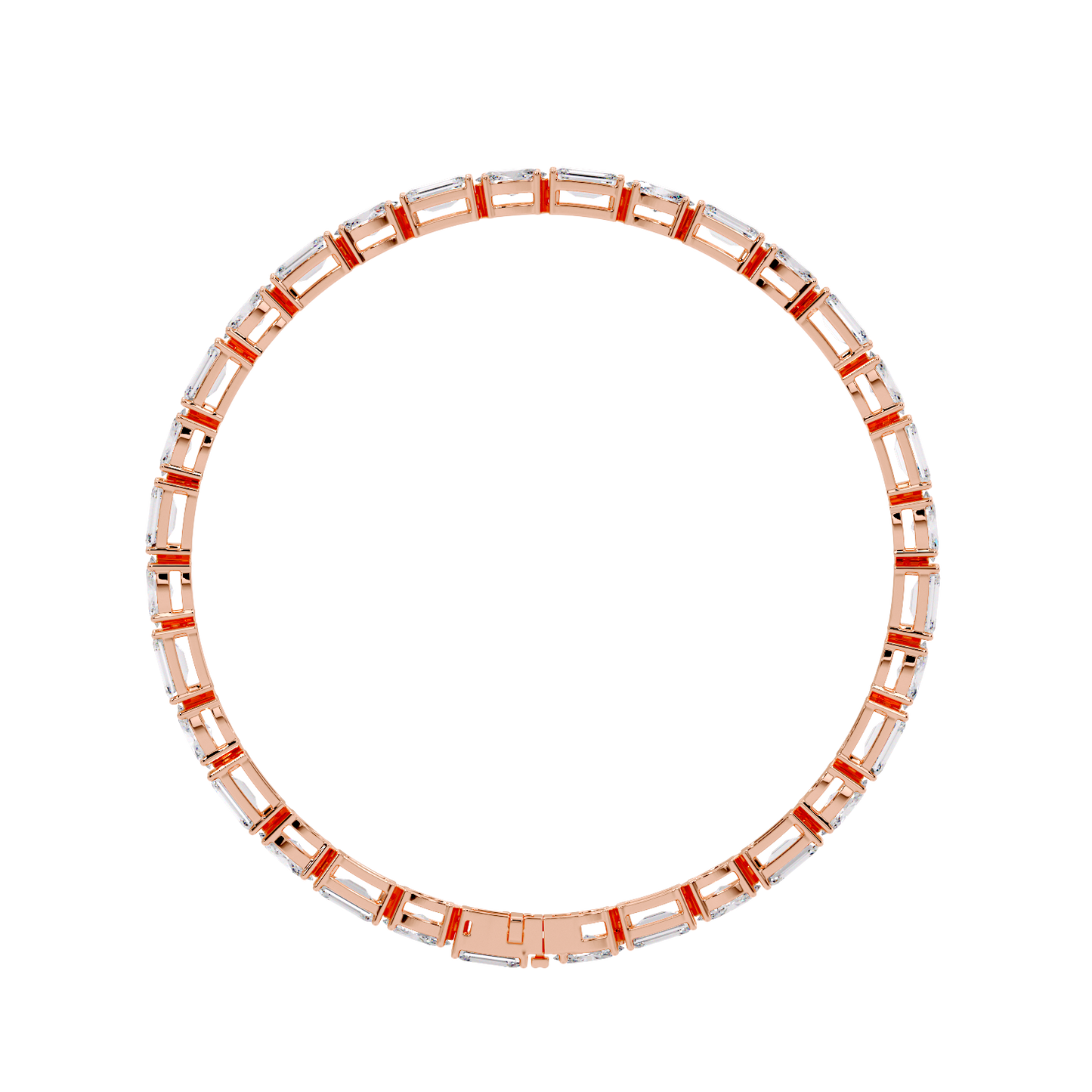 OVAL & EMERALD BRACELET