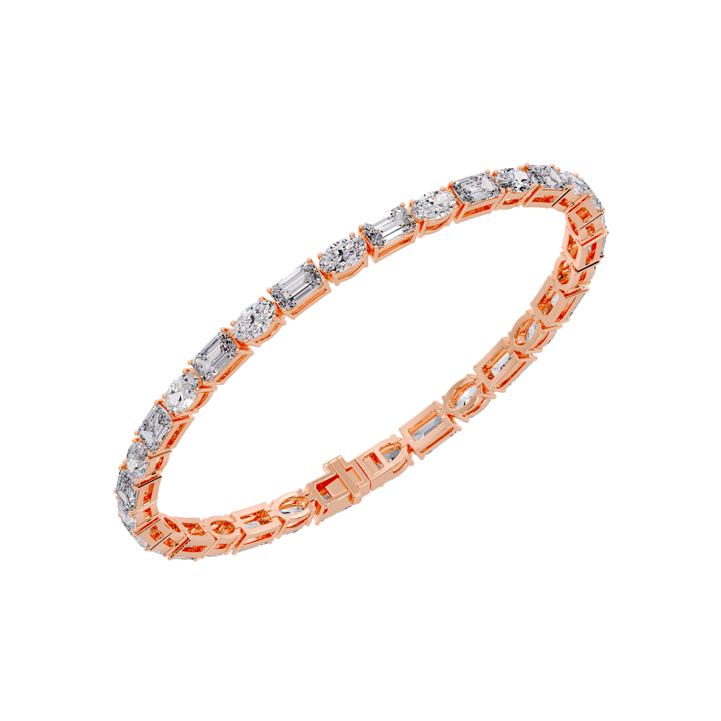 OVAL & EMERALD BRACELET