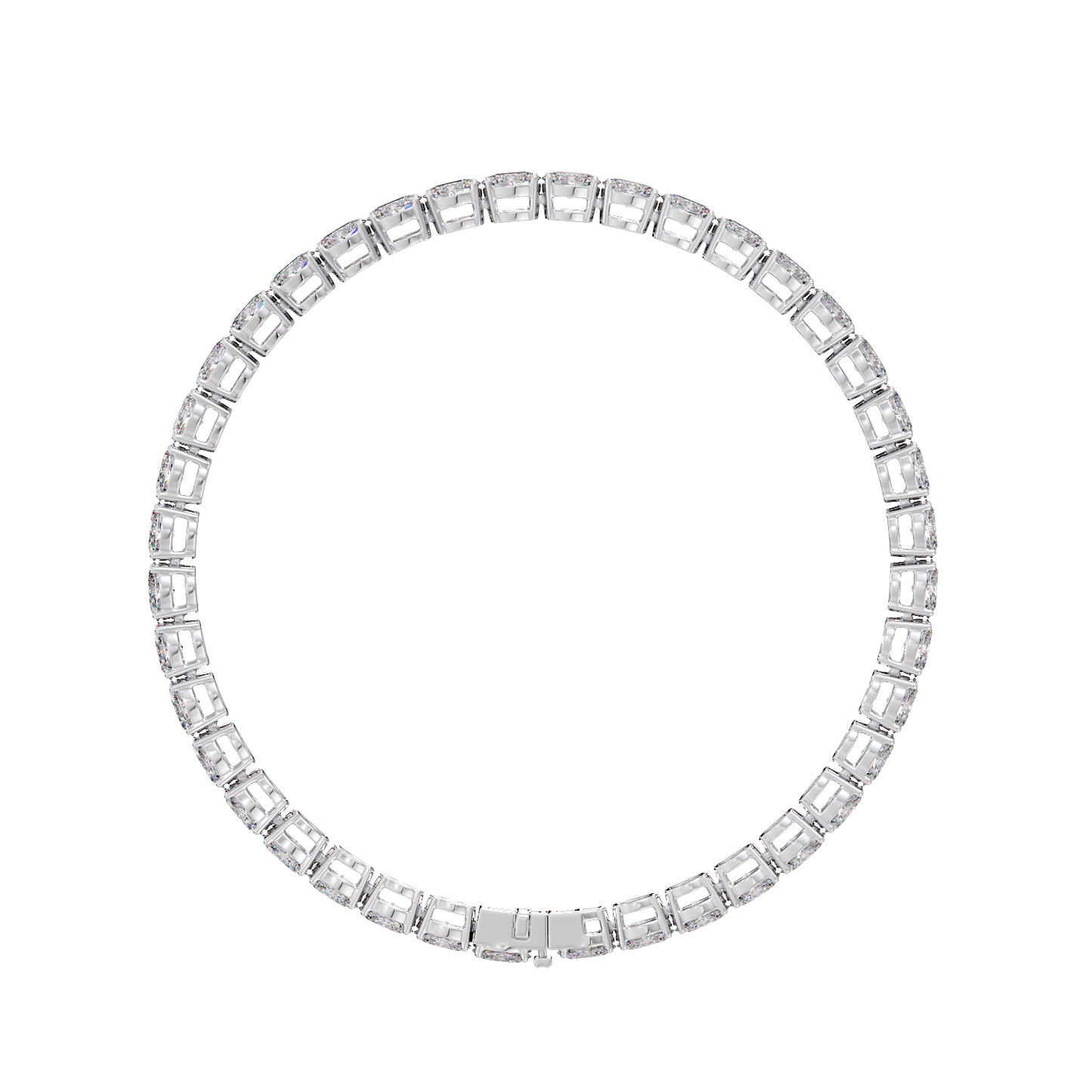 straight oval bracelet