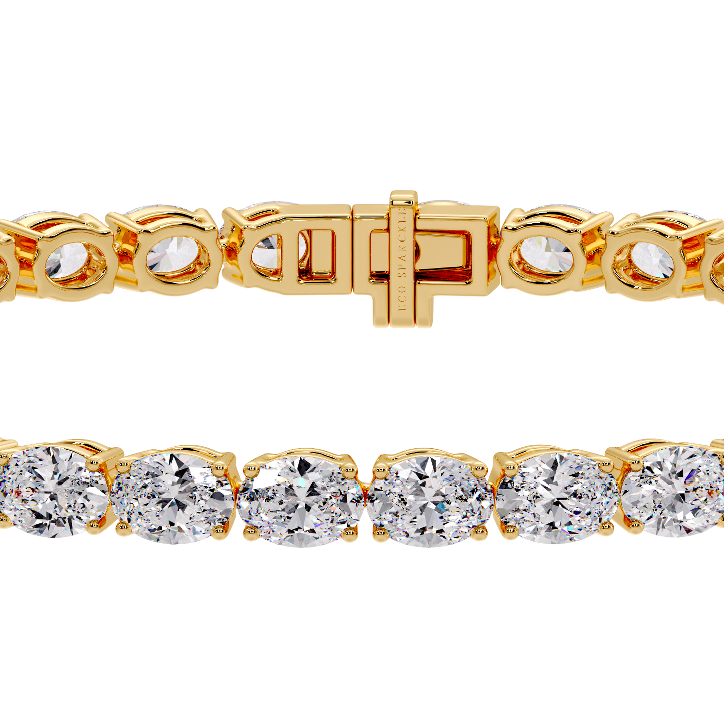 straight oval bracelet