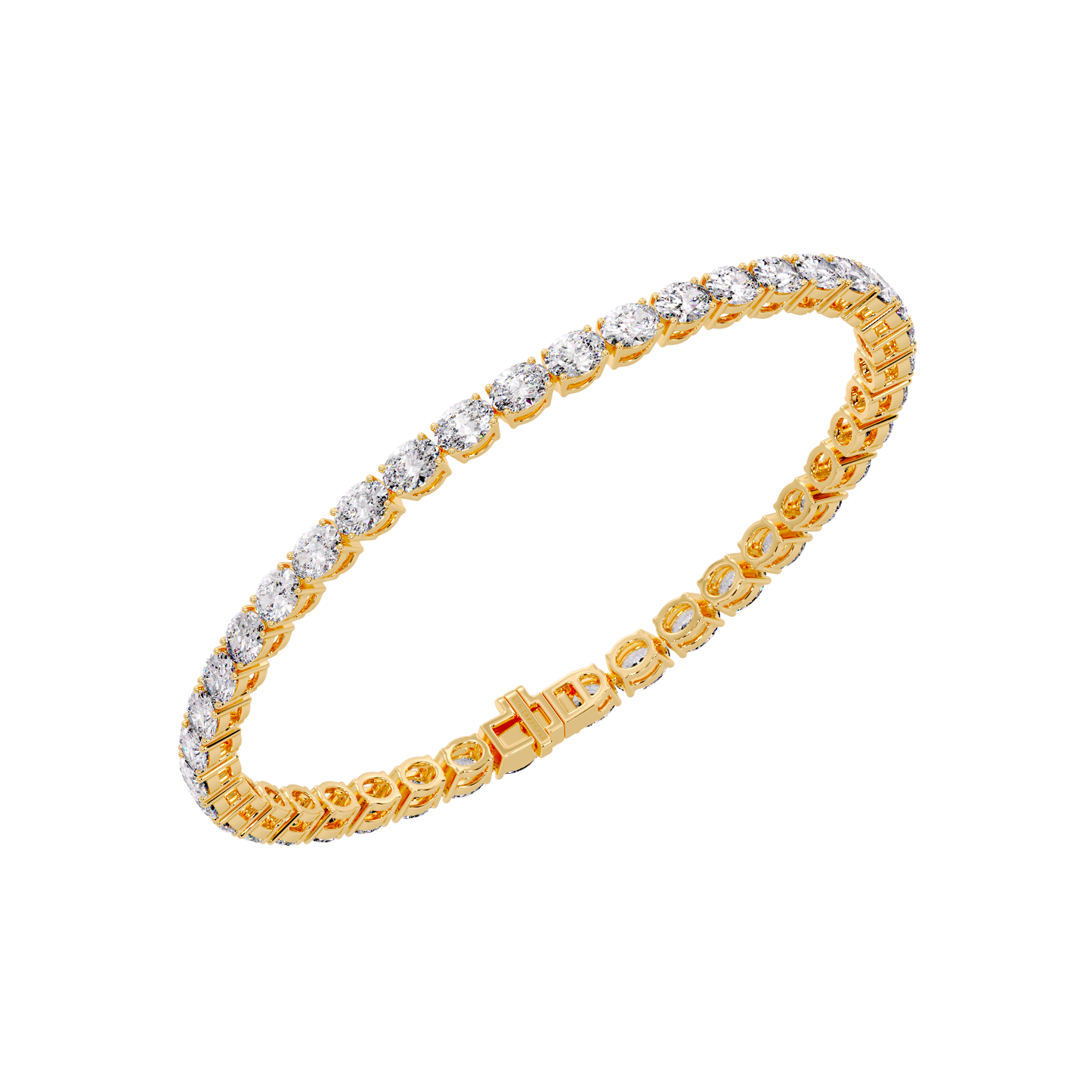 straight oval bracelet