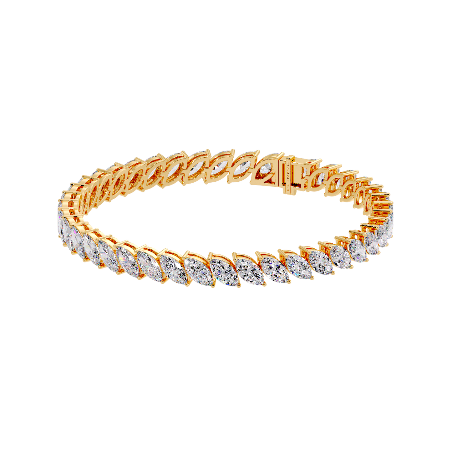 MARQUISE CROSS TENNIS BRACELET