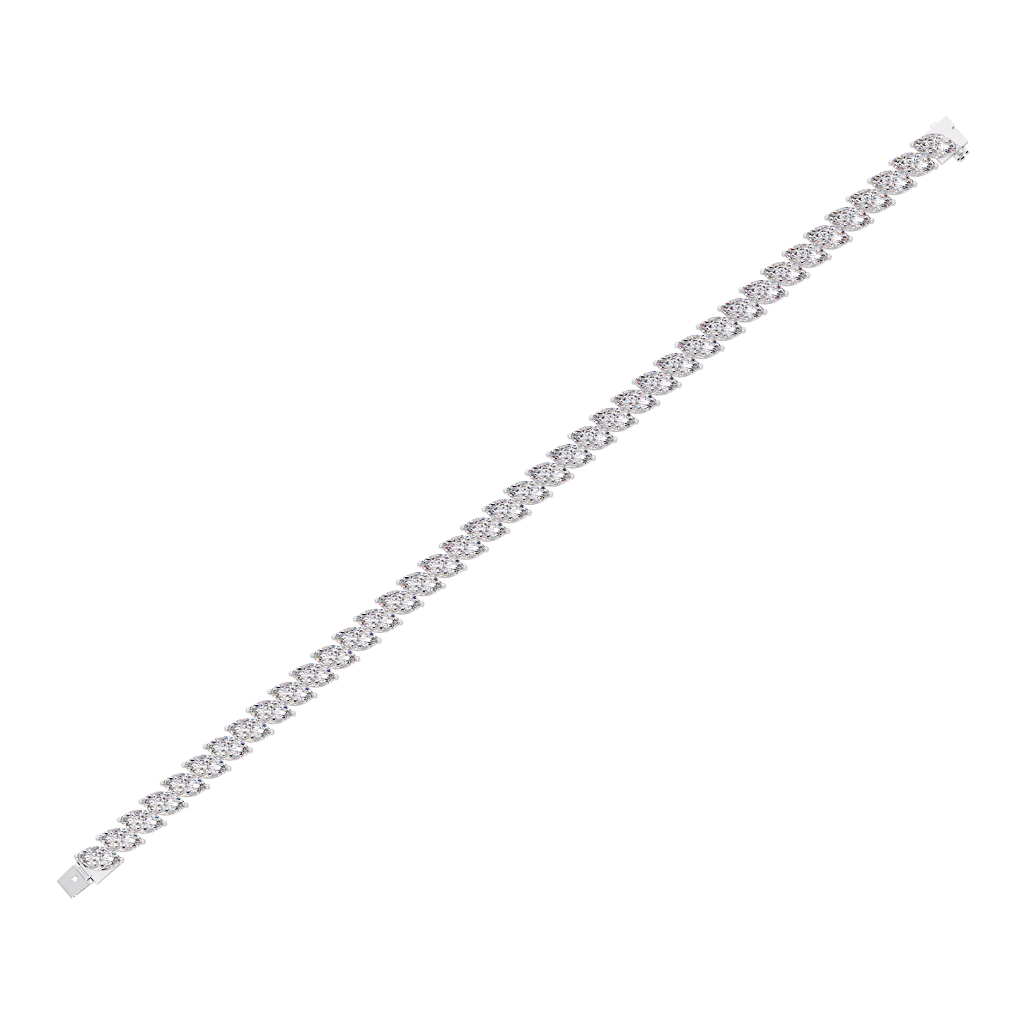 MARQUISE CROSS TENNIS BRACELET