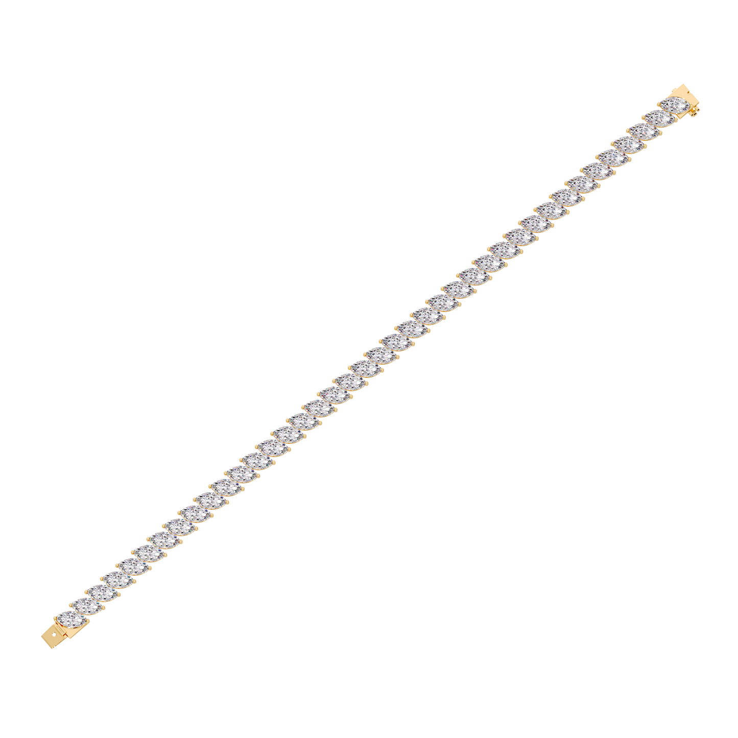 MARQUISE CROSS TENNIS BRACELET