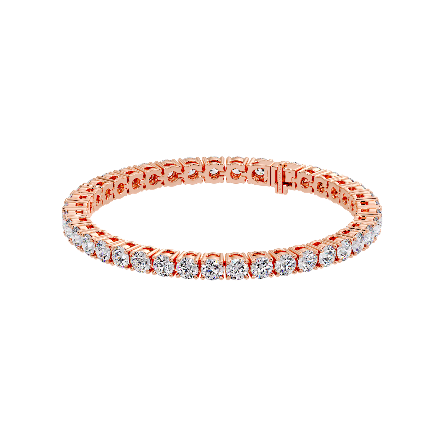 Round Diamond Tennis Bracelet