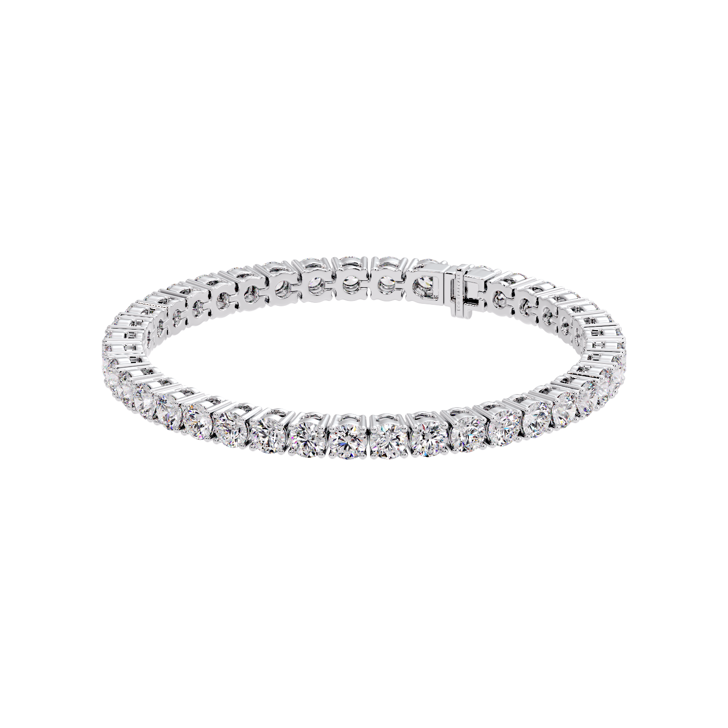 Round Diamond Tennis Bracelet