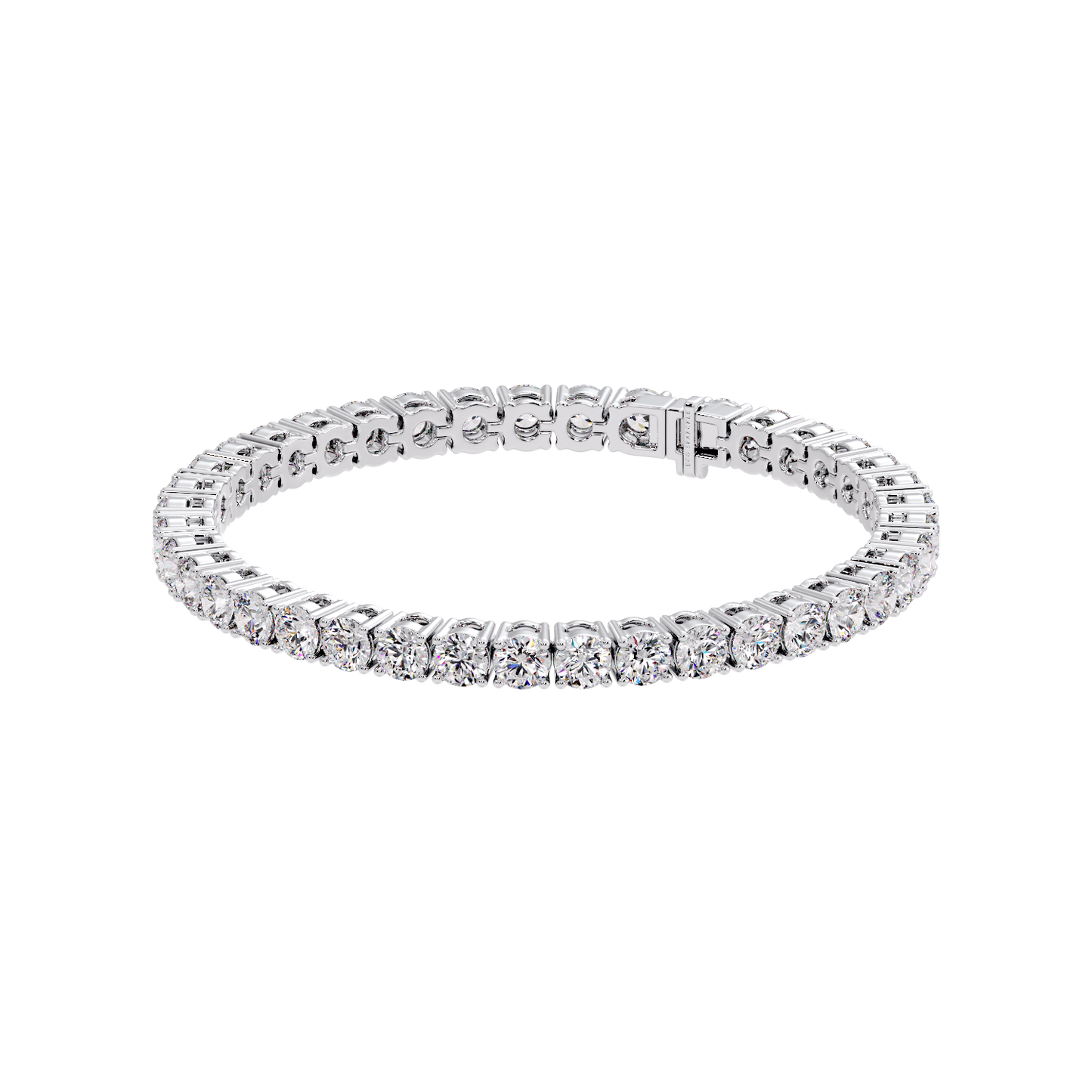 Round Diamond Tennis Bracelet