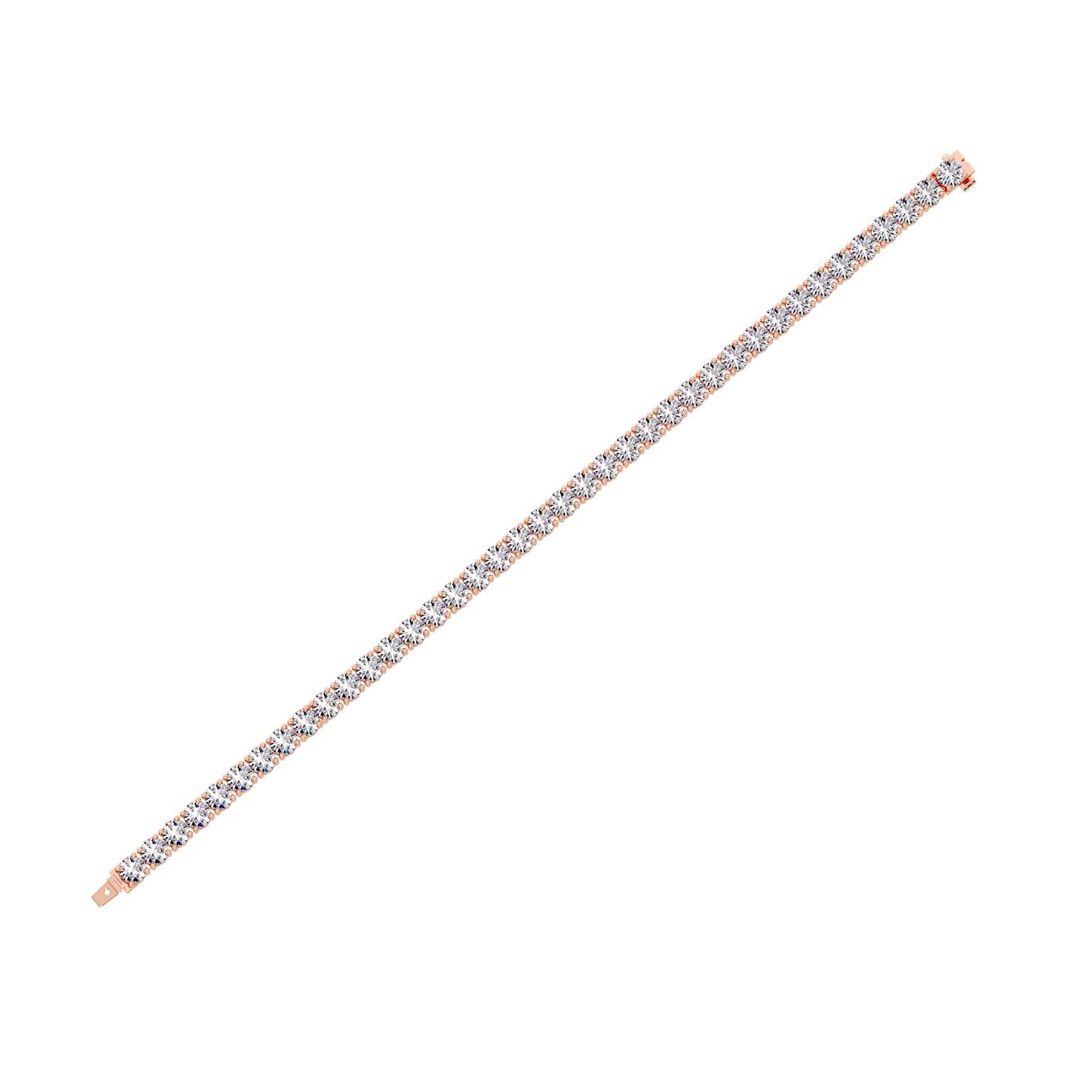 Round Diamond Tennis Bracelet