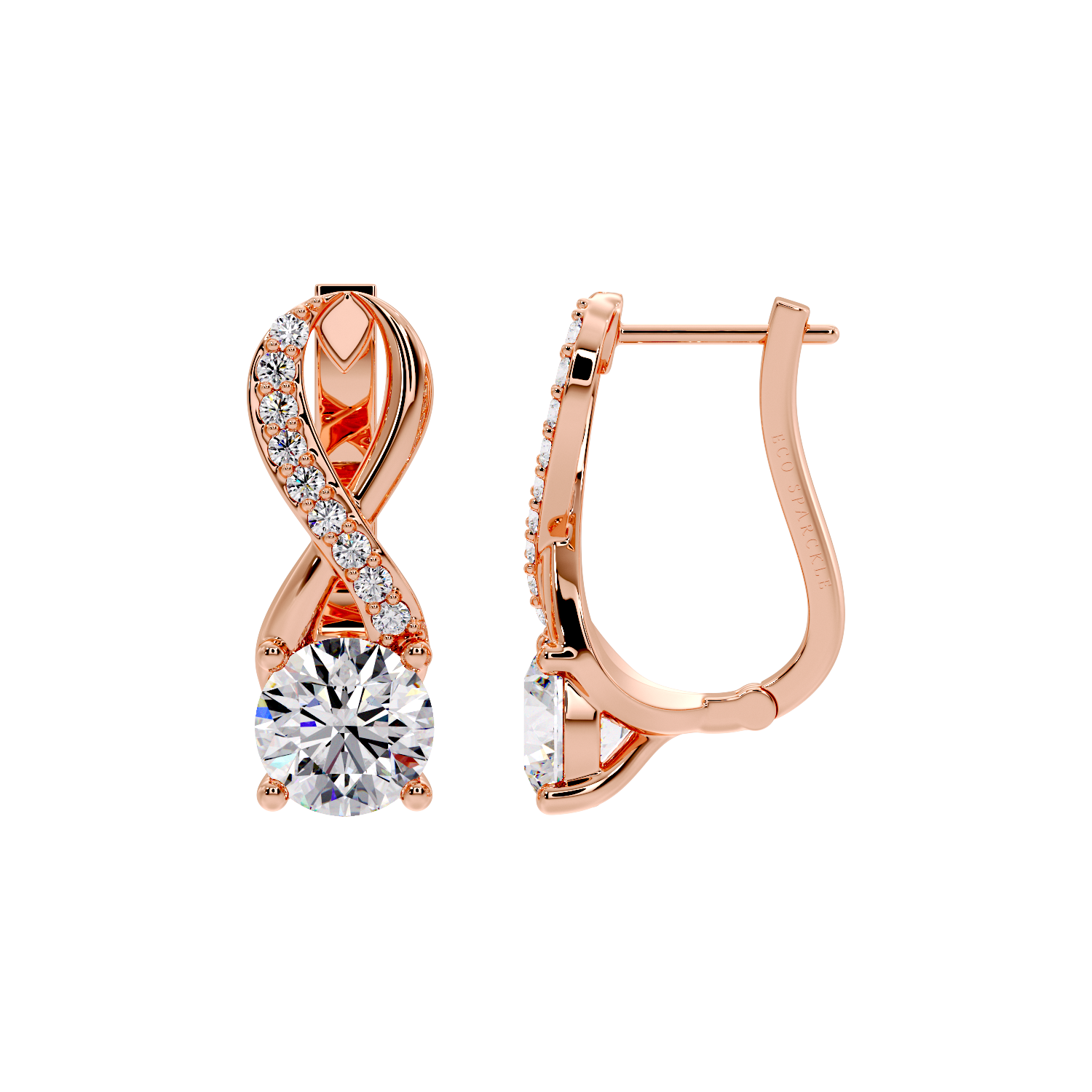 ROUND INFINITY EARRING