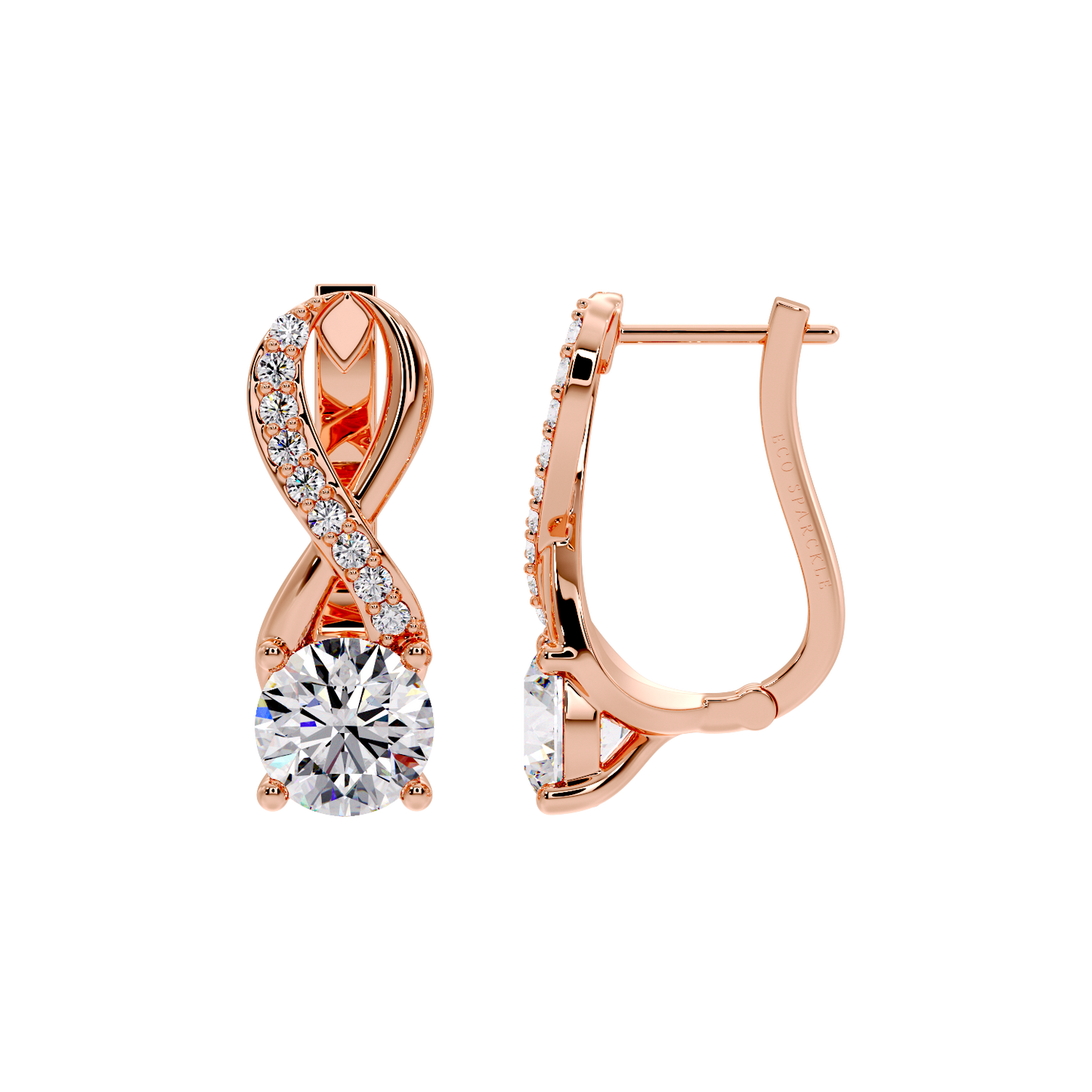 ROUND INFINITY EARRING