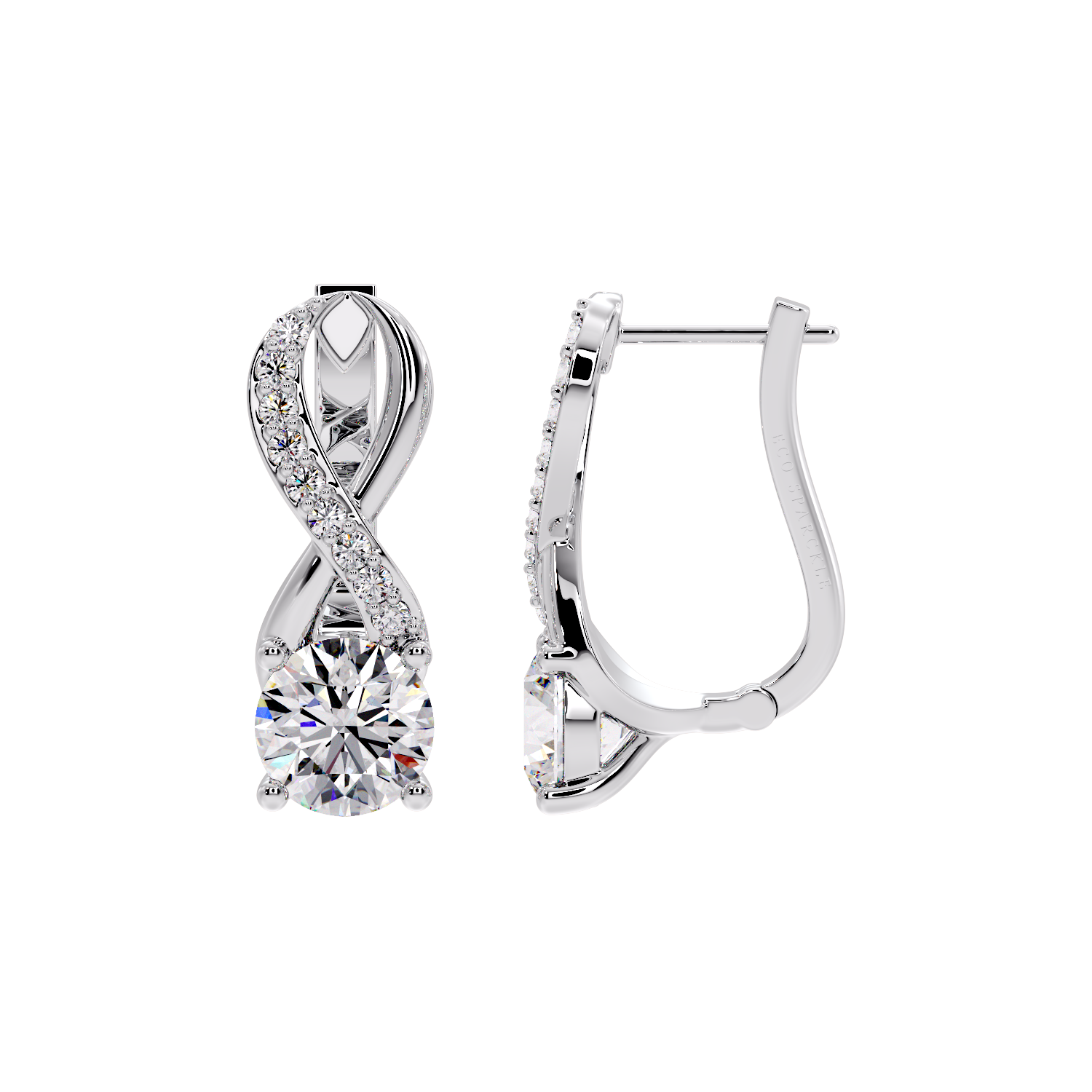 ROUND INFINITY EARRING