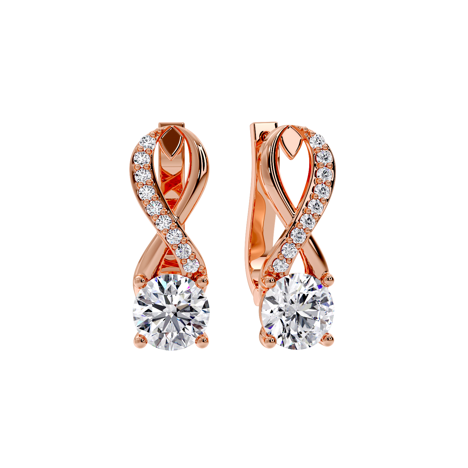 ROUND INFINITY EARRING