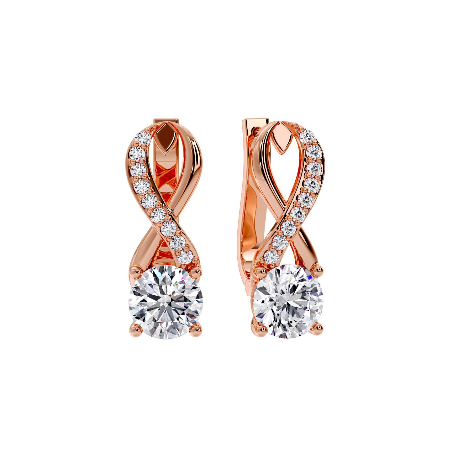 ROUND INFINITY EARRING