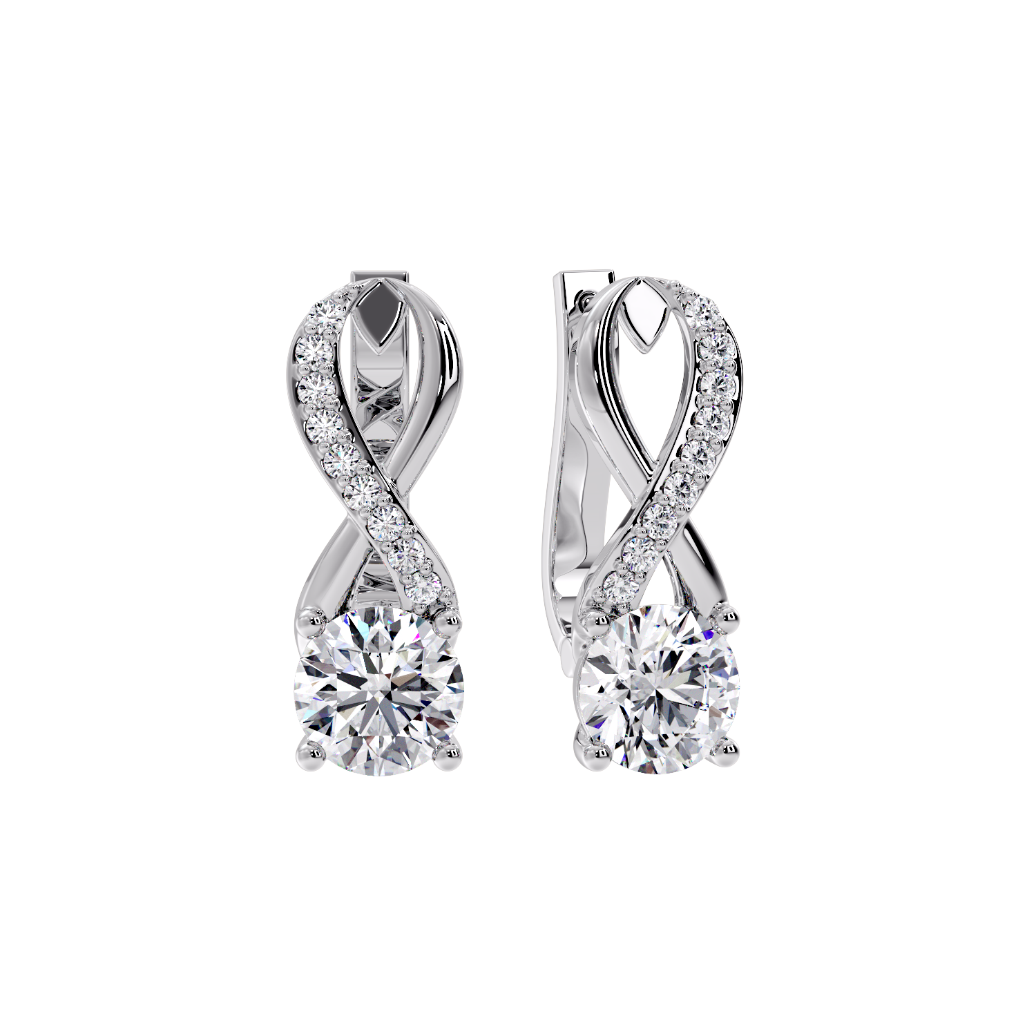 ROUND INFINITY EARRING
