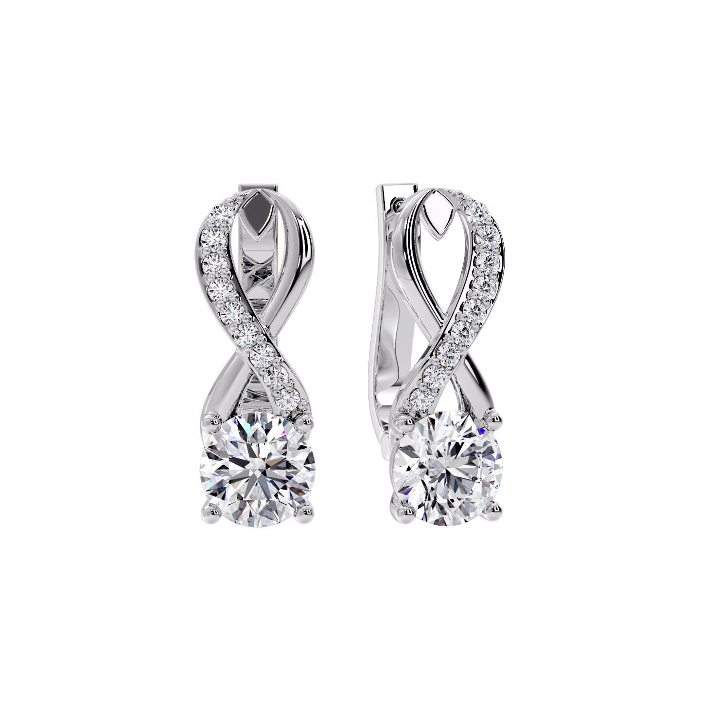 ROUND INFINITY EARRING