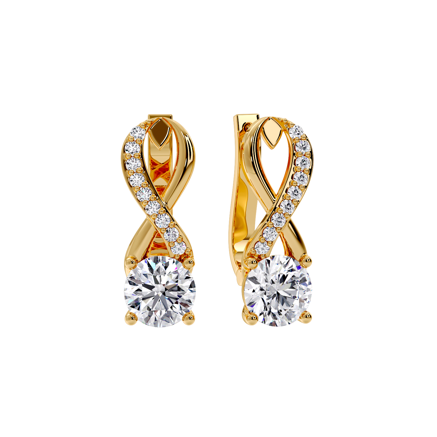 ROUND INFINITY EARRING