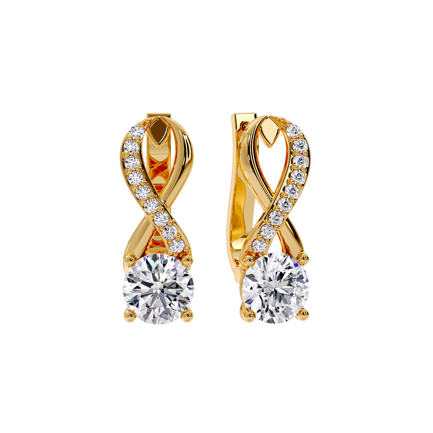 ROUND INFINITY EARRING