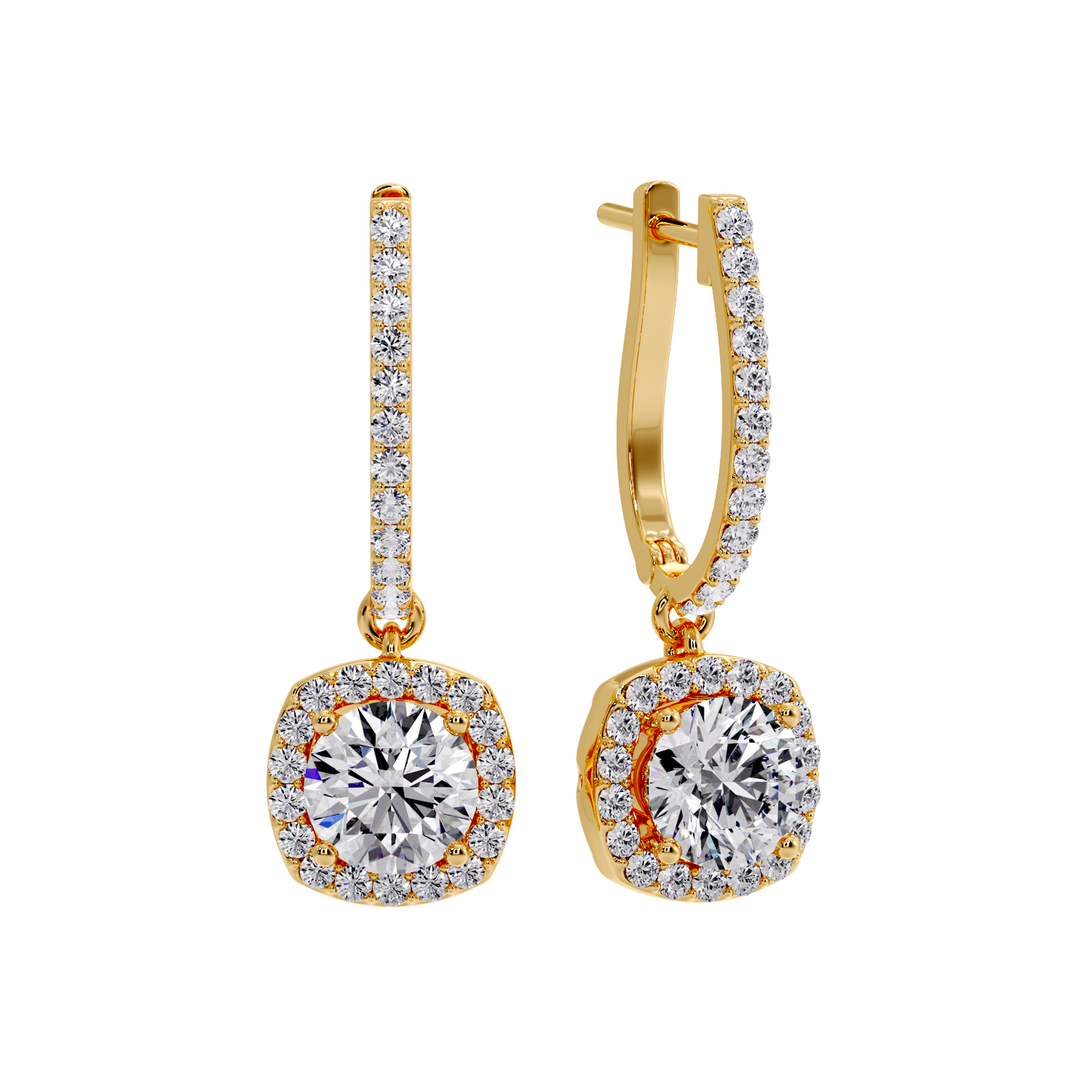 ROUND DIAMOND HALO BALI