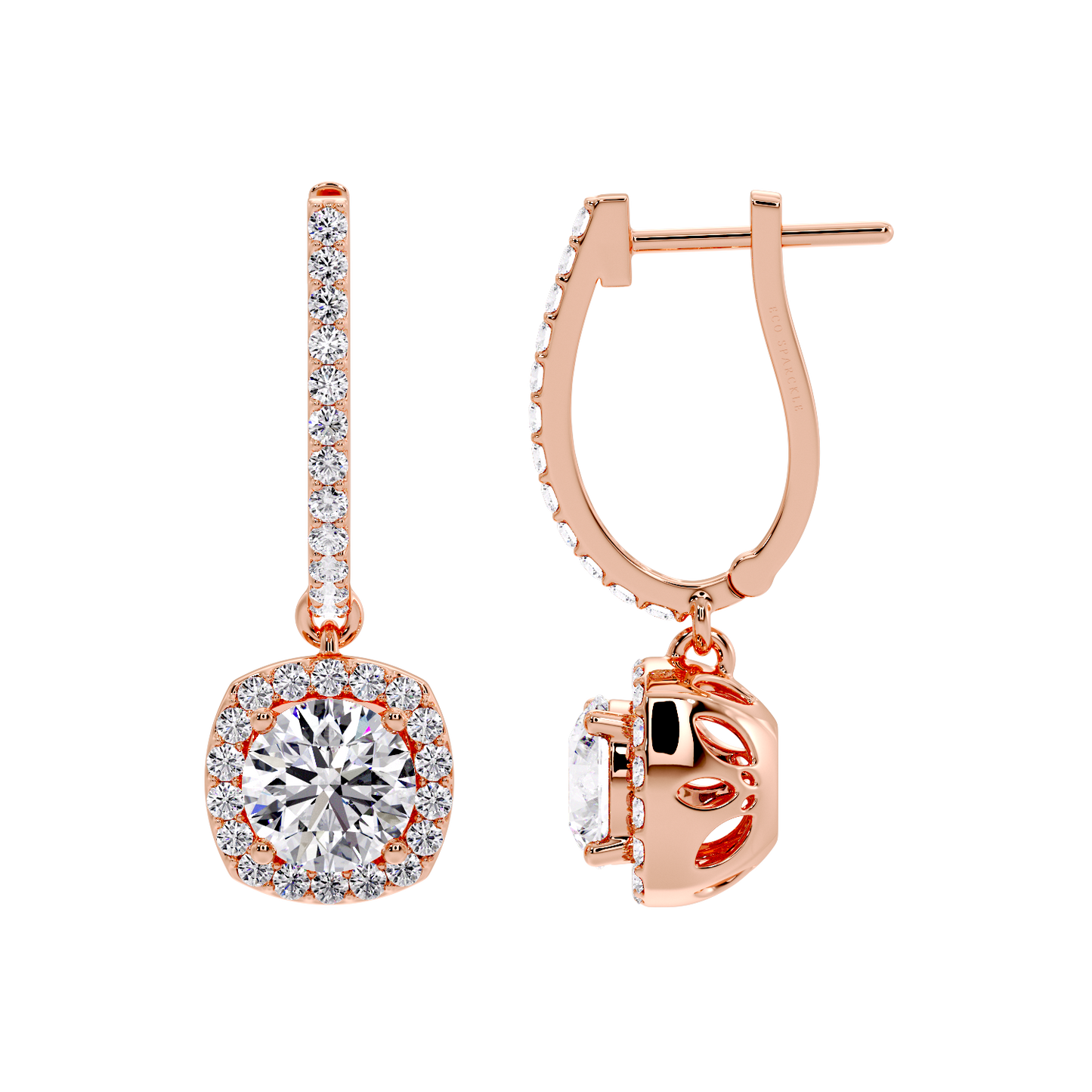 ROUND DIAMOND HALO BALI
