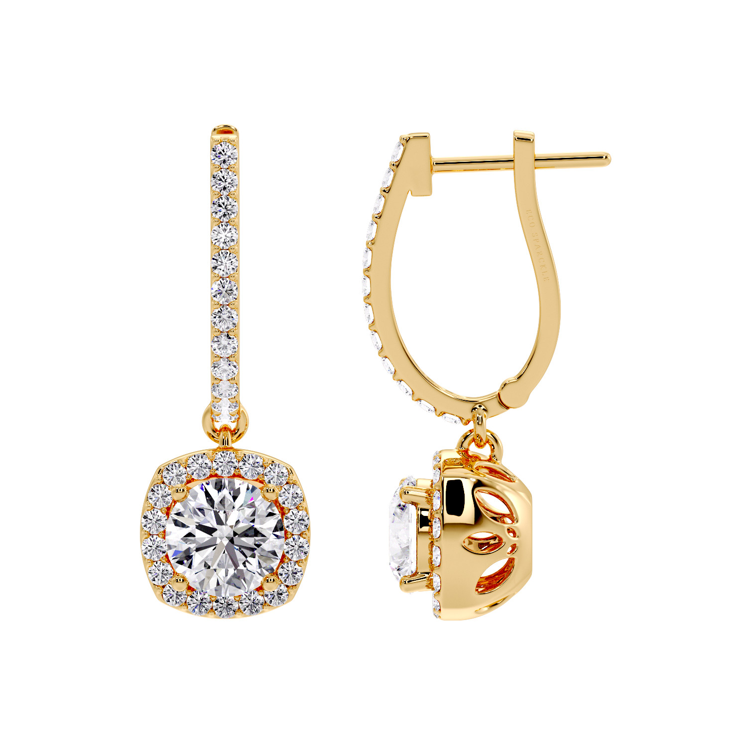 ROUND DIAMOND HALO BALI