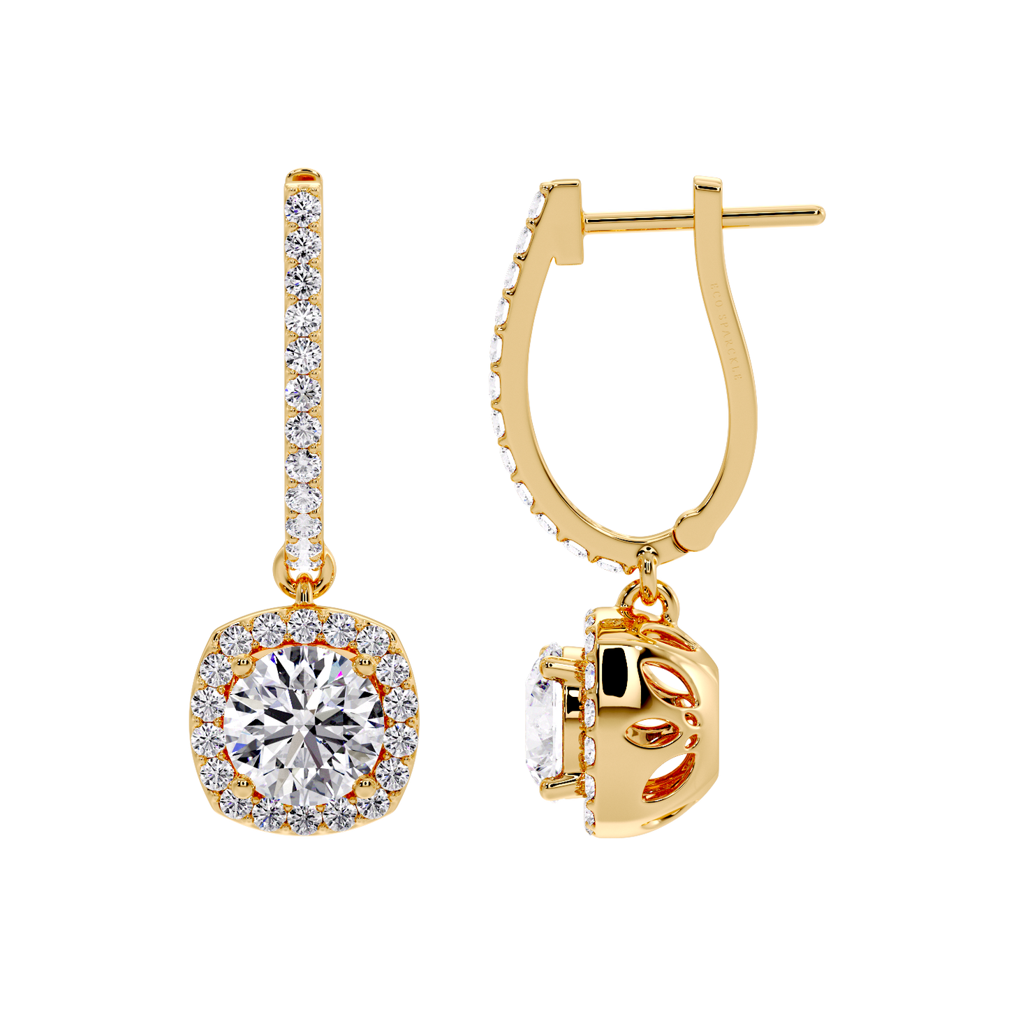 ROUND DIAMOND HALO BALI