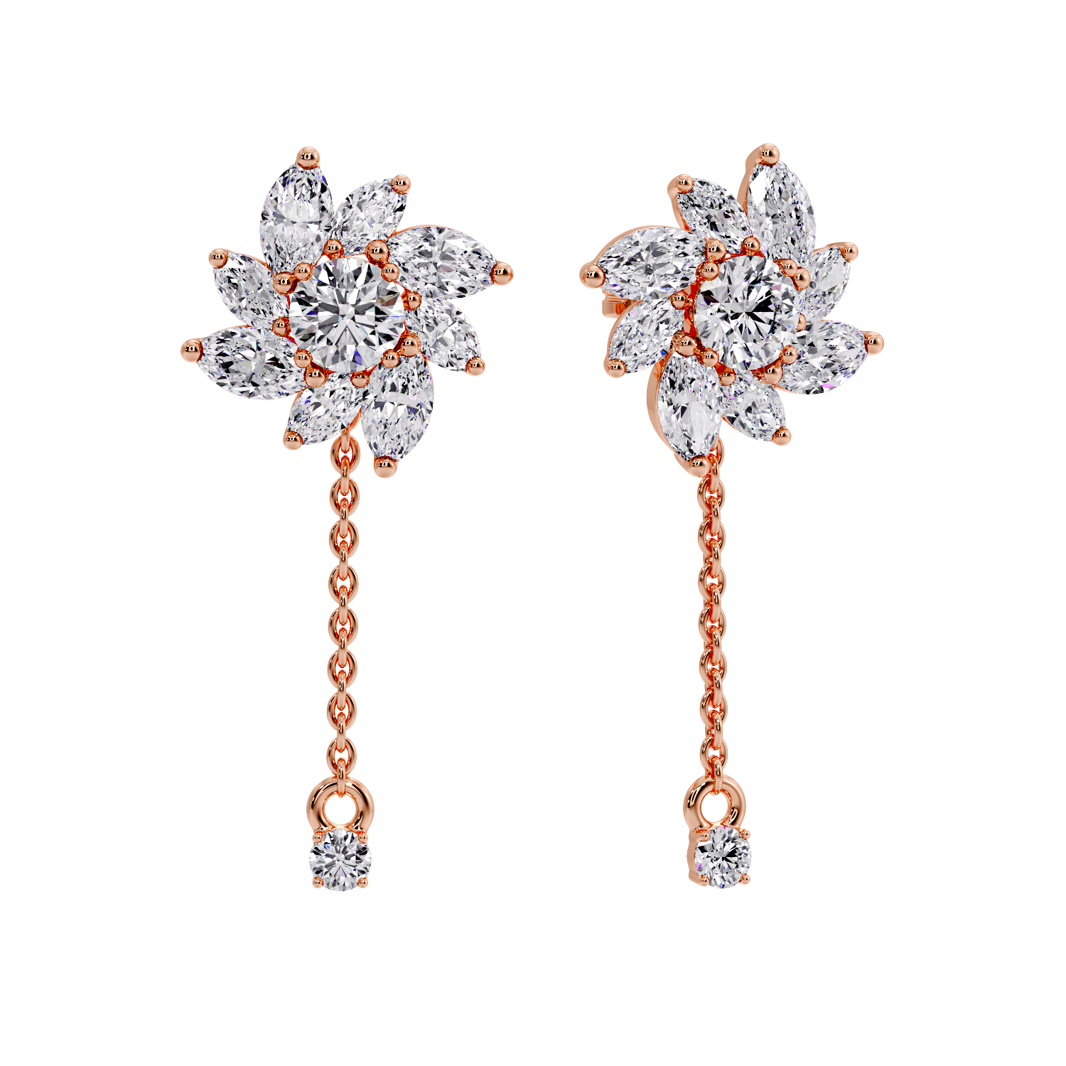 MARQUISE DROP EARRING
