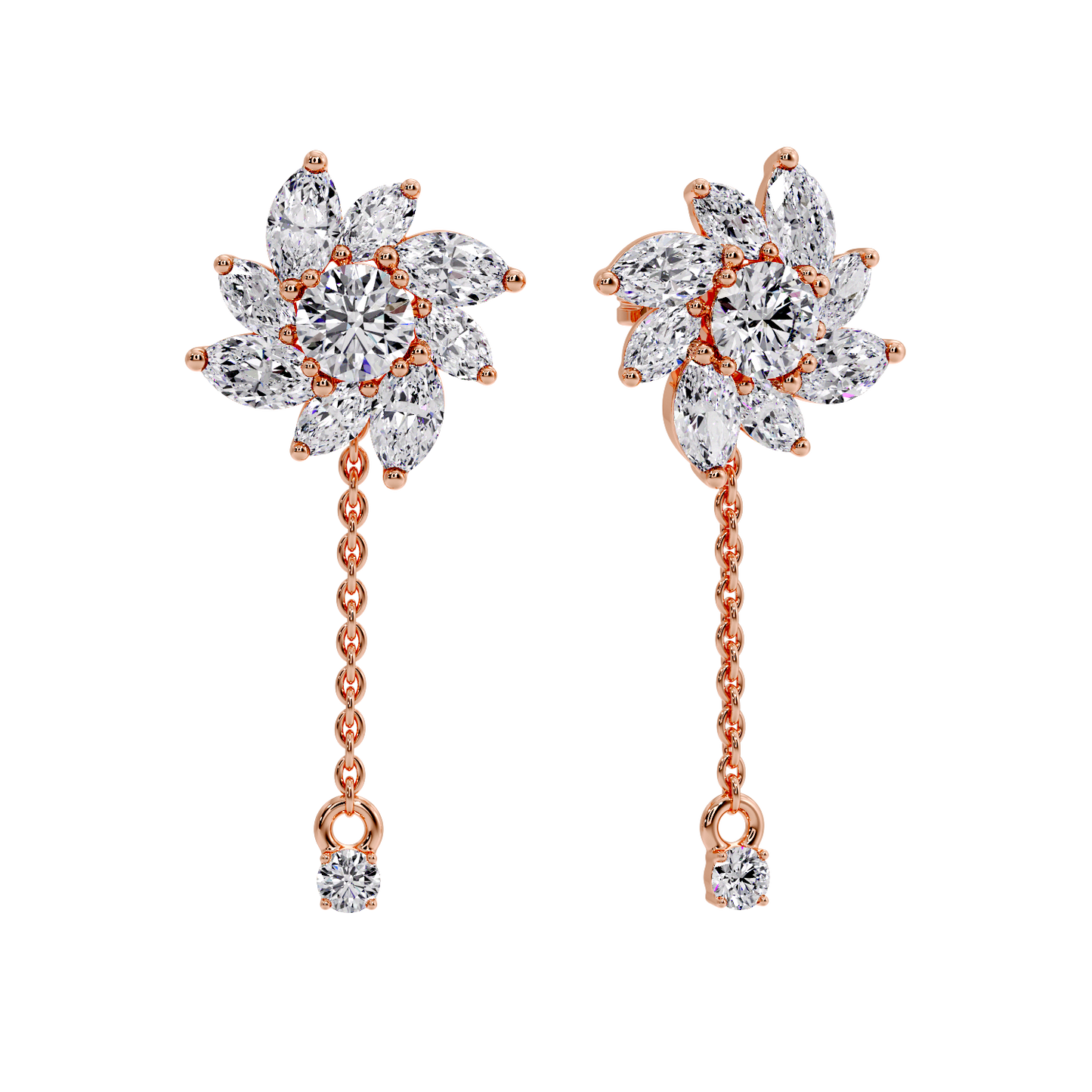 MARQUISE DROP EARRING
