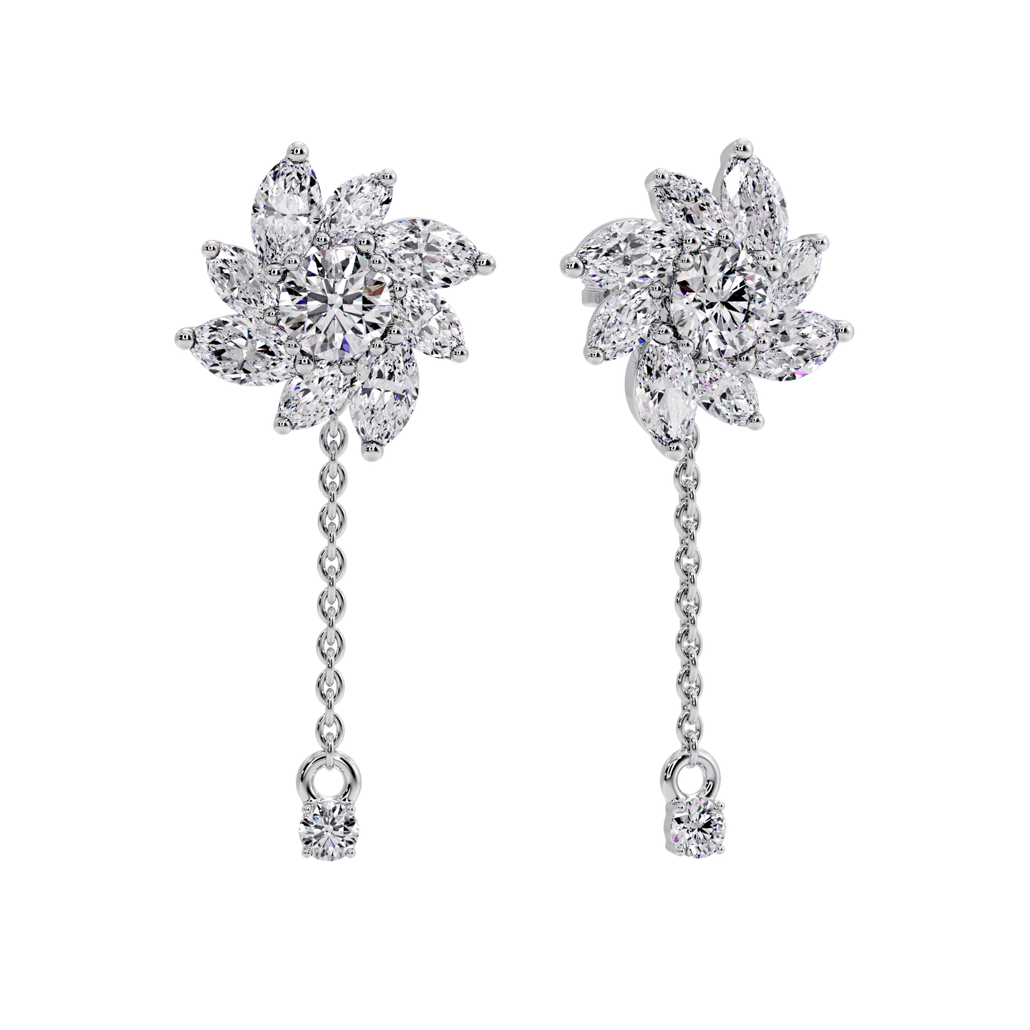 MARQUISE DROP EARRING