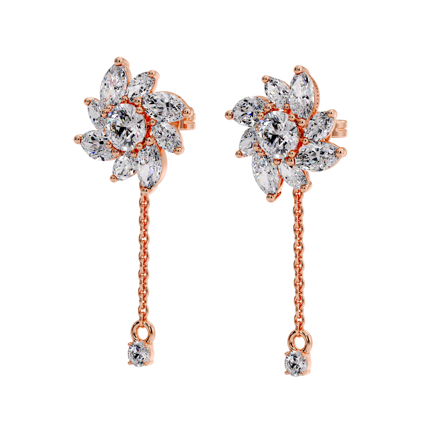 MARQUISE DROP EARRING