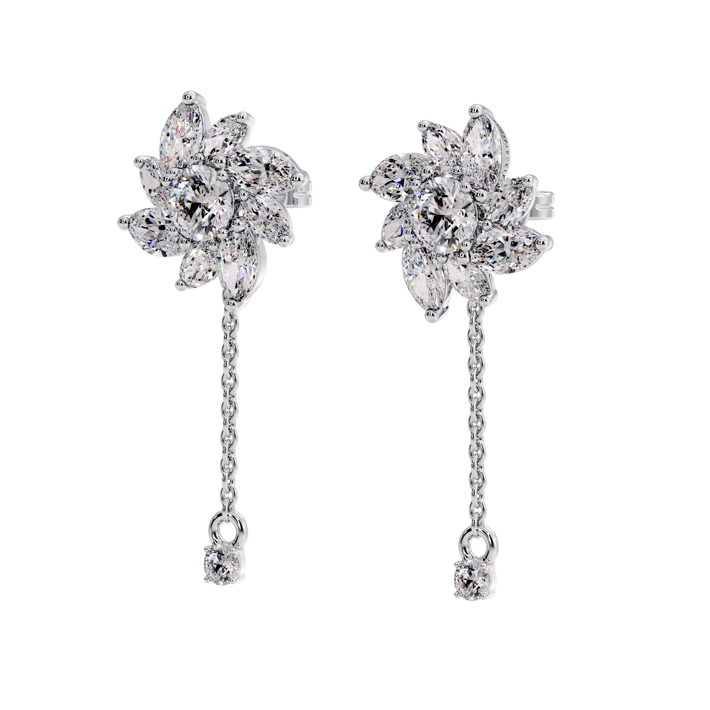 MARQUISE DROP EARRING