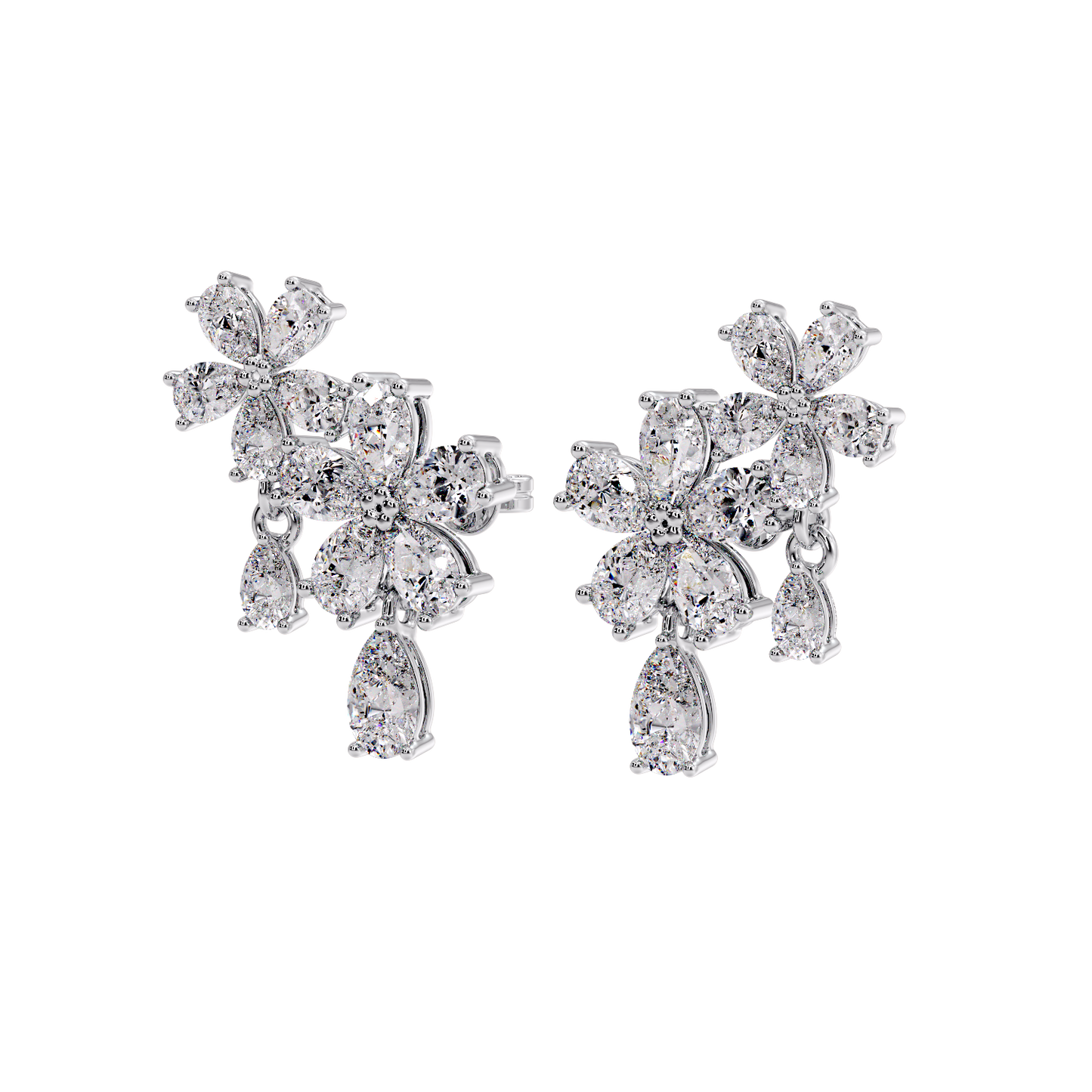 pear flower earring