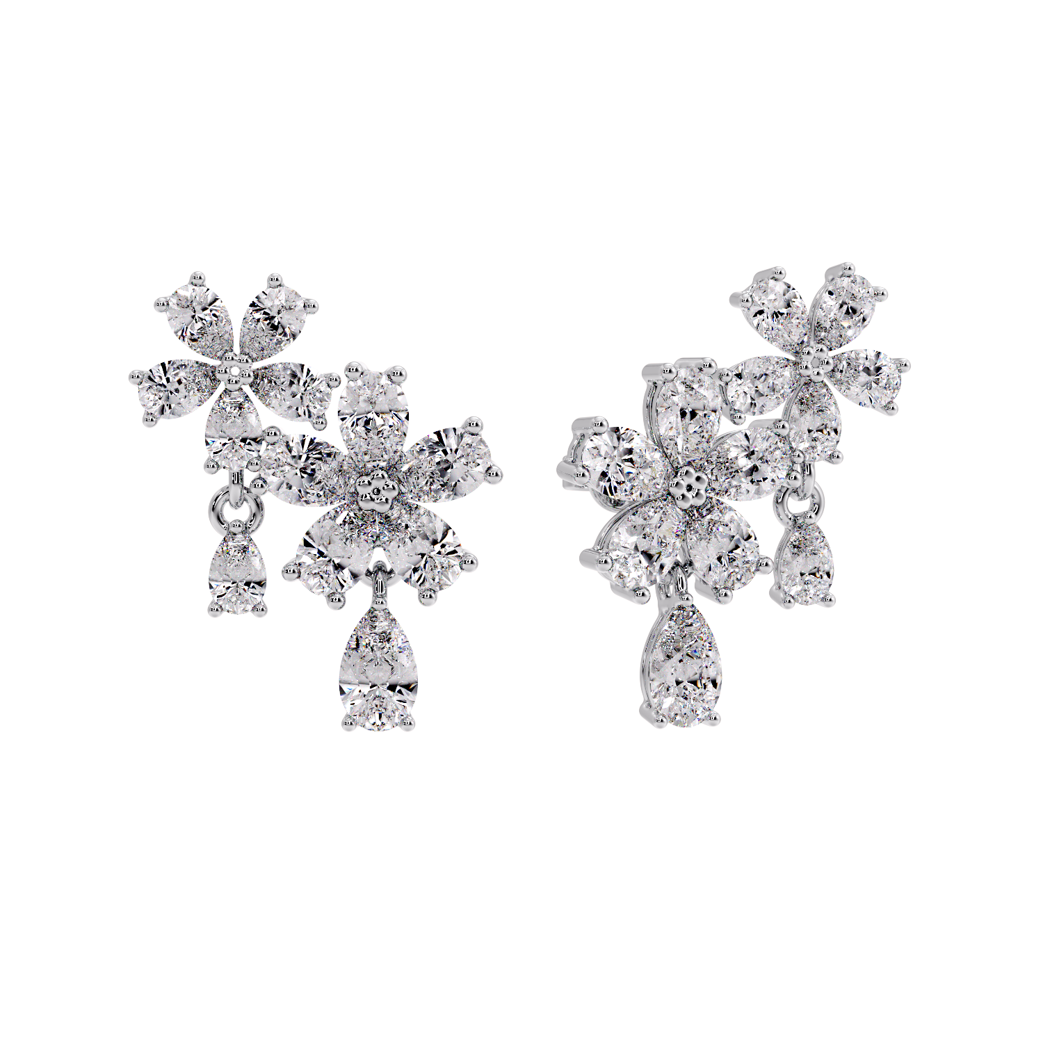 pear flower earring