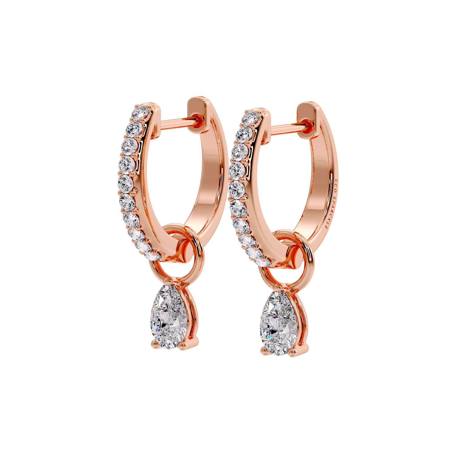 DROP PEAR EARRING