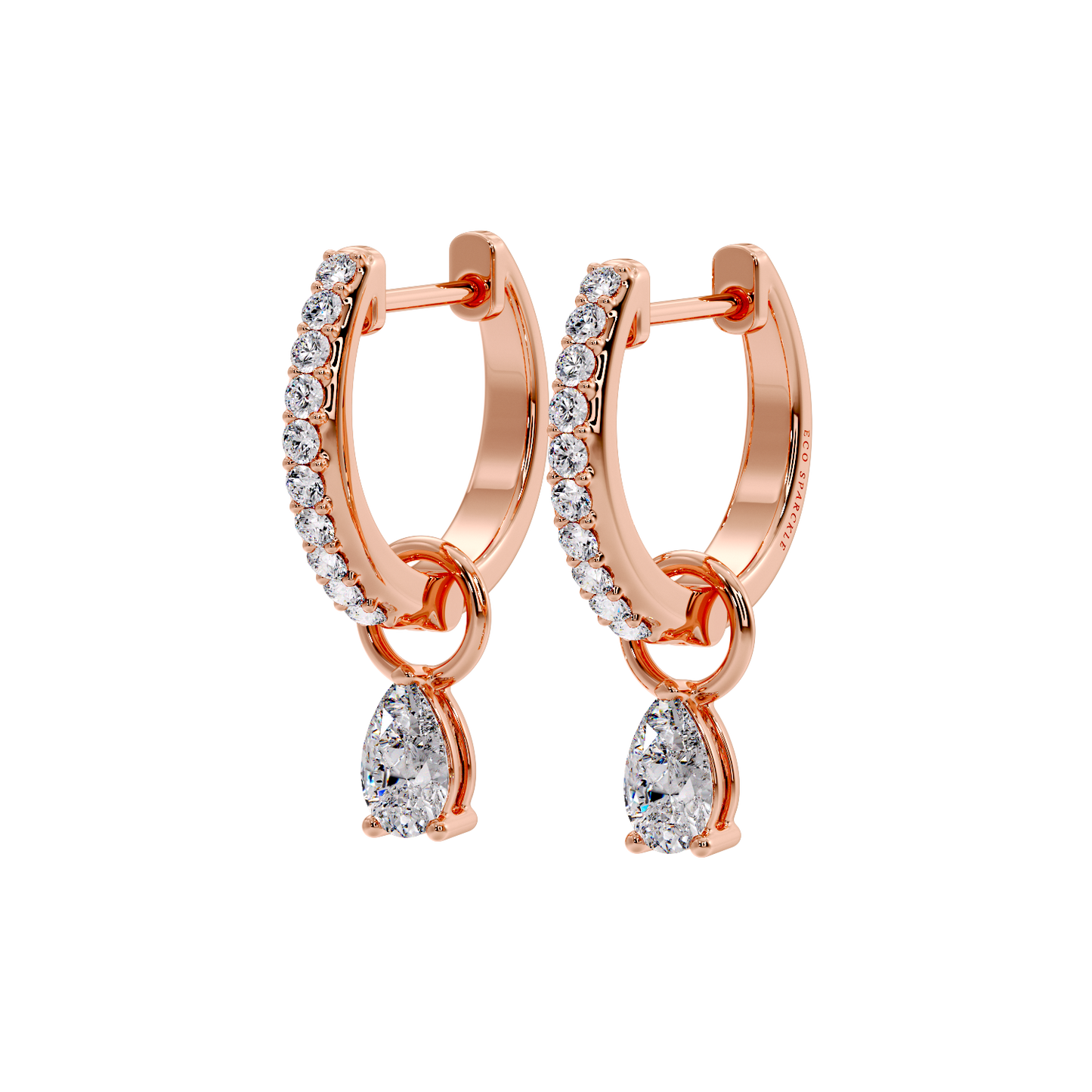 DROP PEAR EARRING