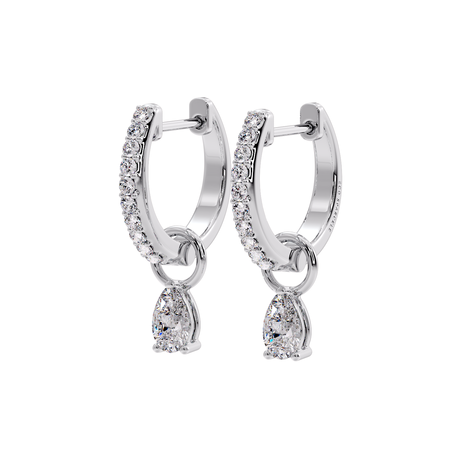 DROP PEAR EARRING