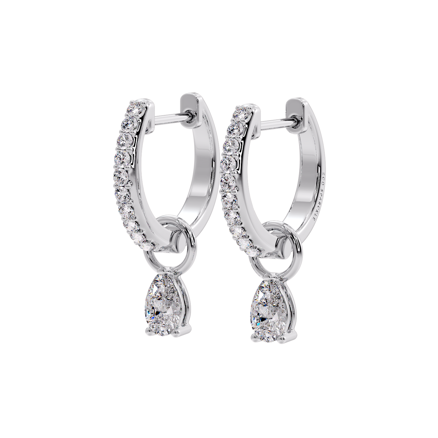 DROP PEAR EARRING