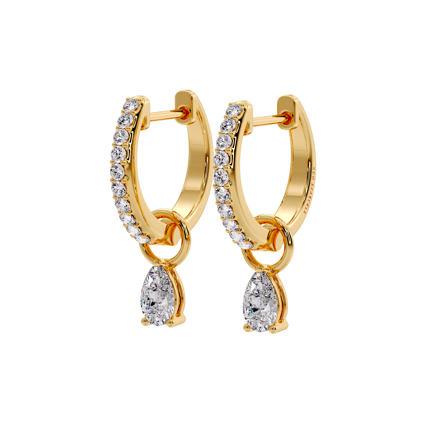 DROP PEAR EARRING