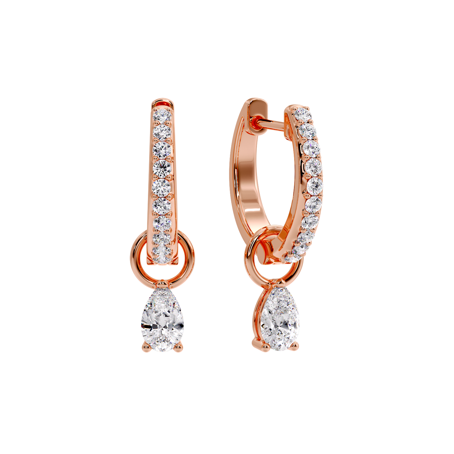 DROP PEAR EARRING
