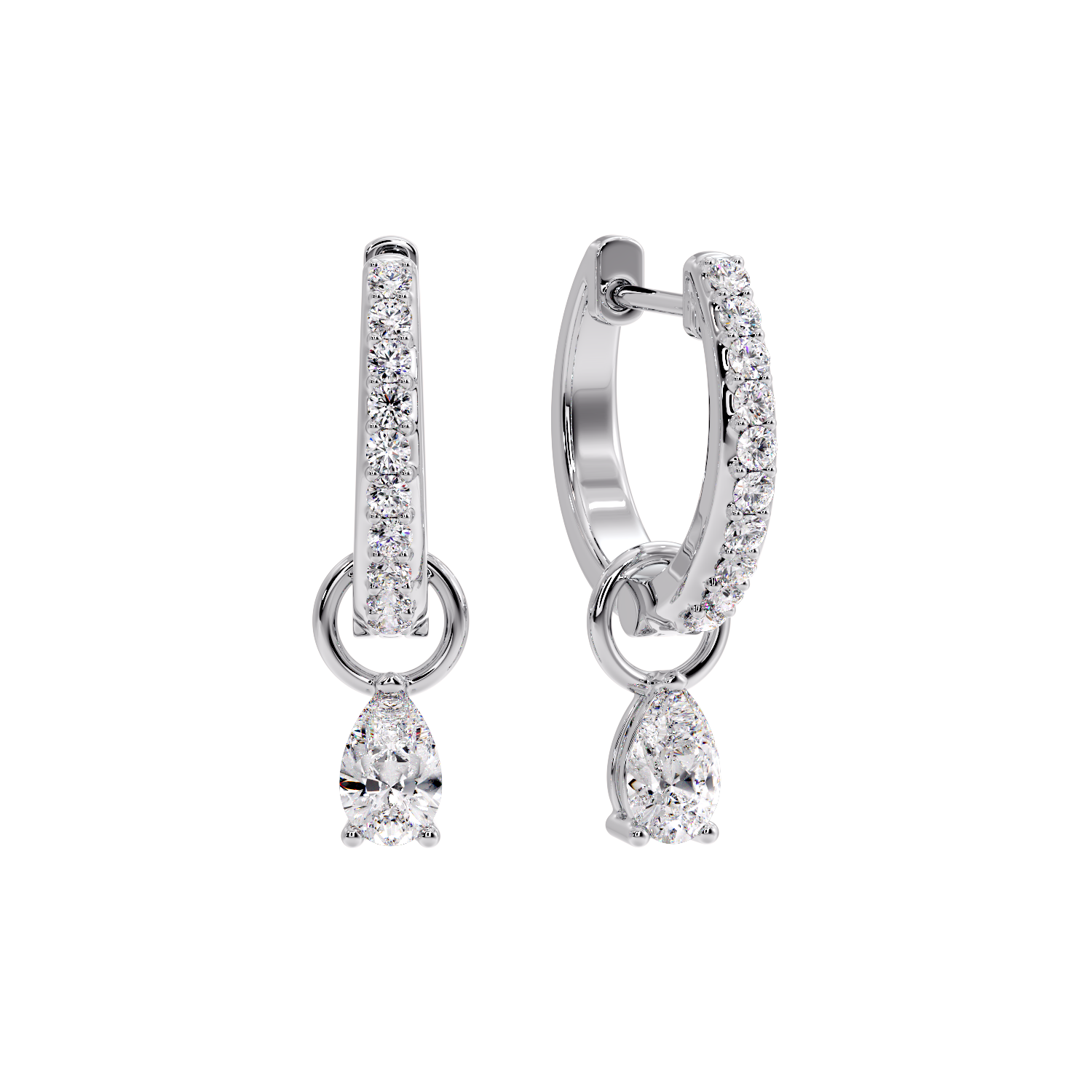 DROP PEAR EARRING