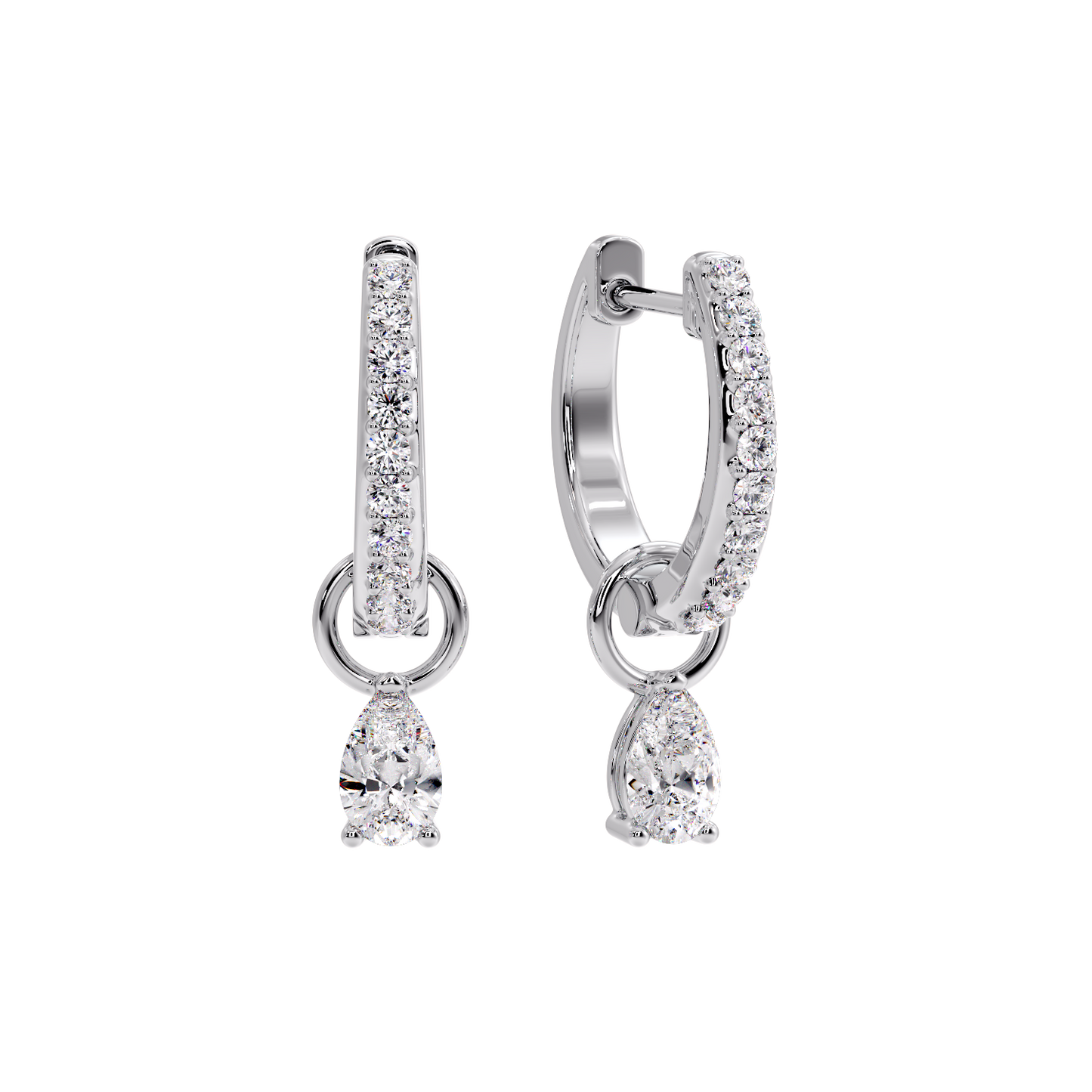 DROP PEAR EARRING
