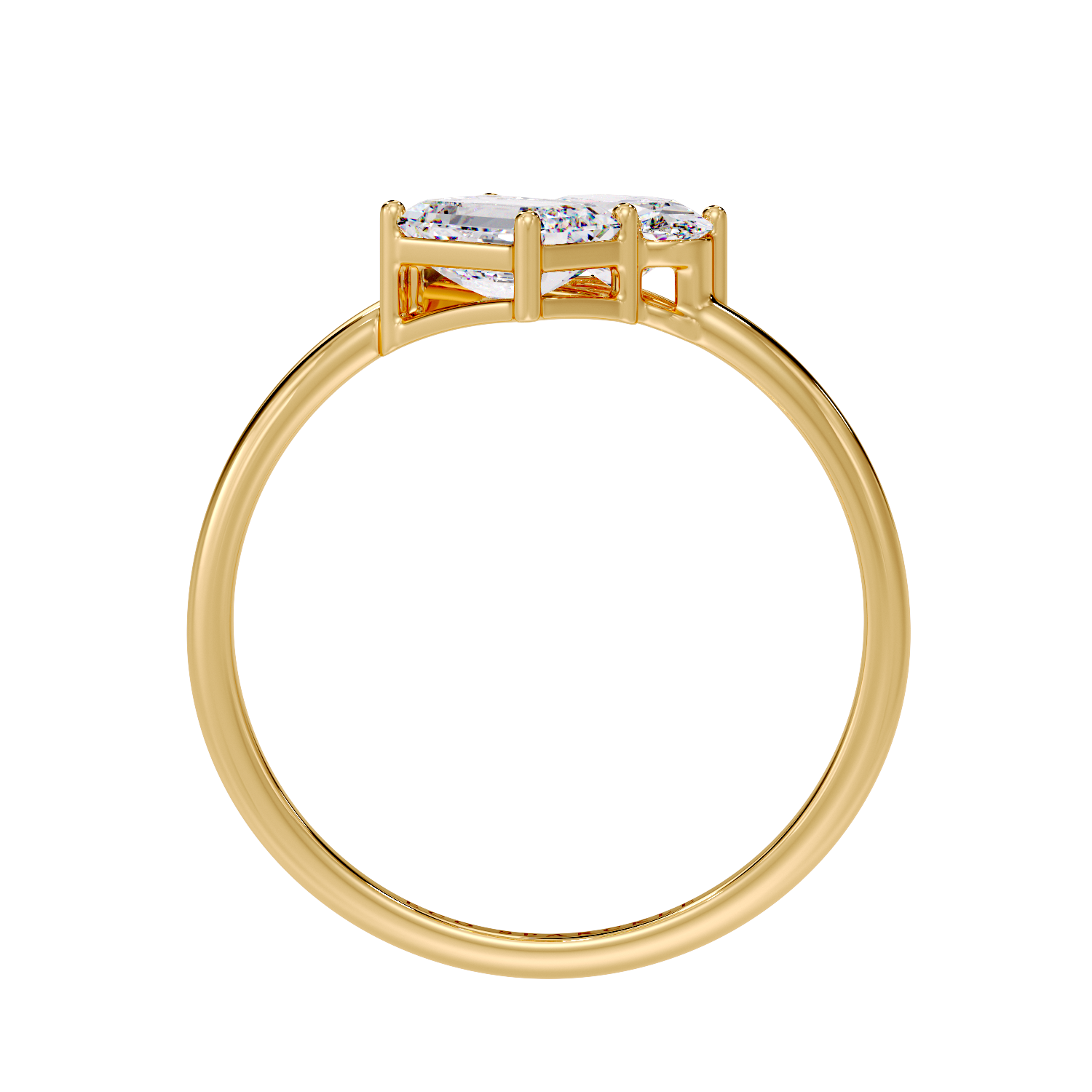 OVAL & EMERALD RING